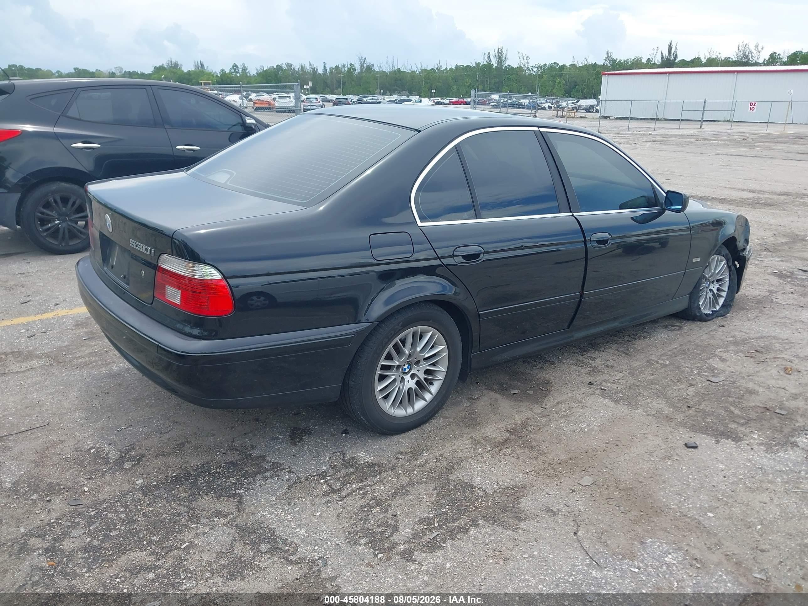 2003 Bmw 530ia   Black vin: WBADT63443CK34877