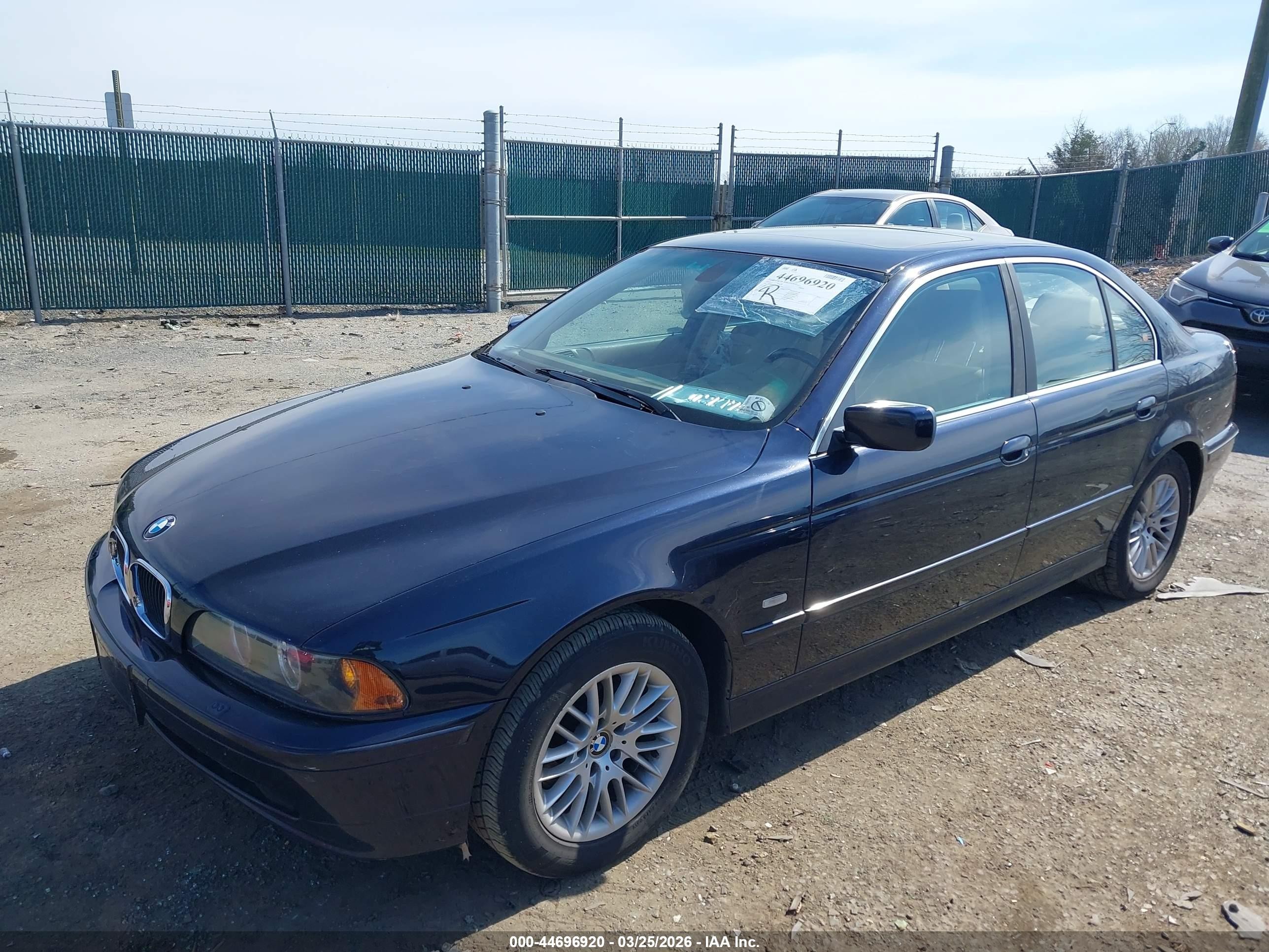 2003 Bmw 530ia   Blue vin: WBADT63453CK42129