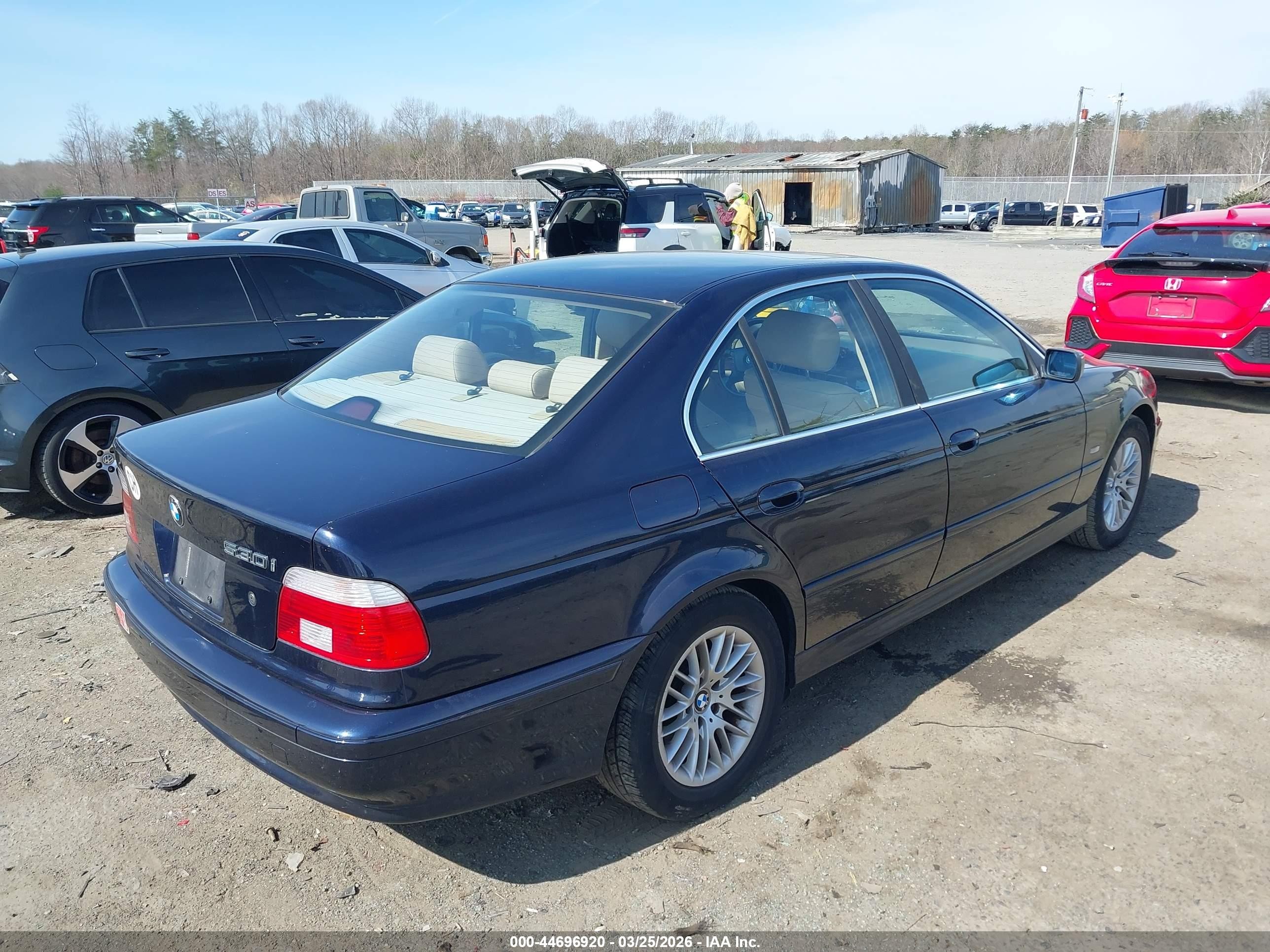 2003 Bmw 530ia   Blue vin: WBADT63453CK42129