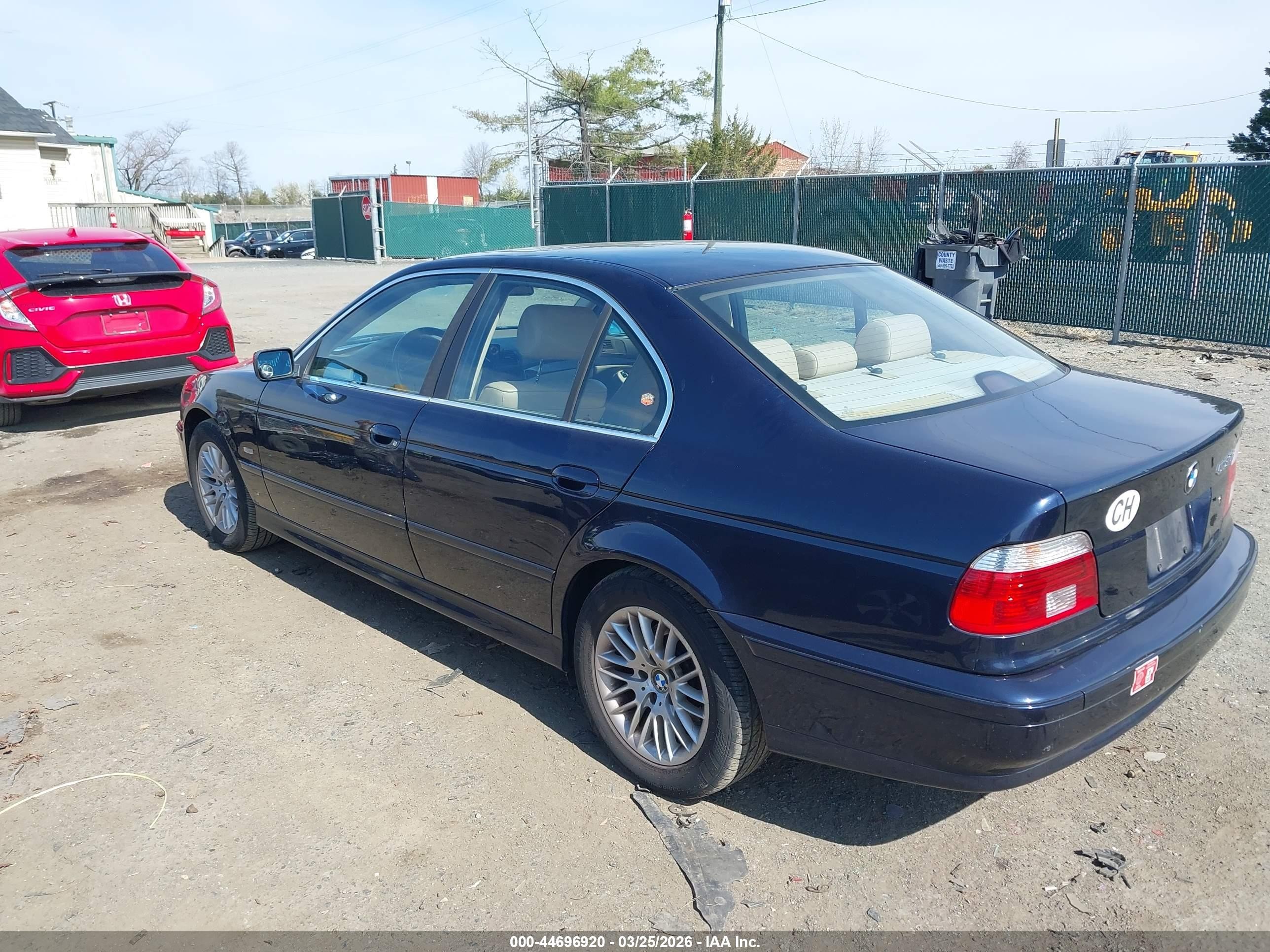 2003 Bmw 530ia   Blue vin: WBADT63453CK42129