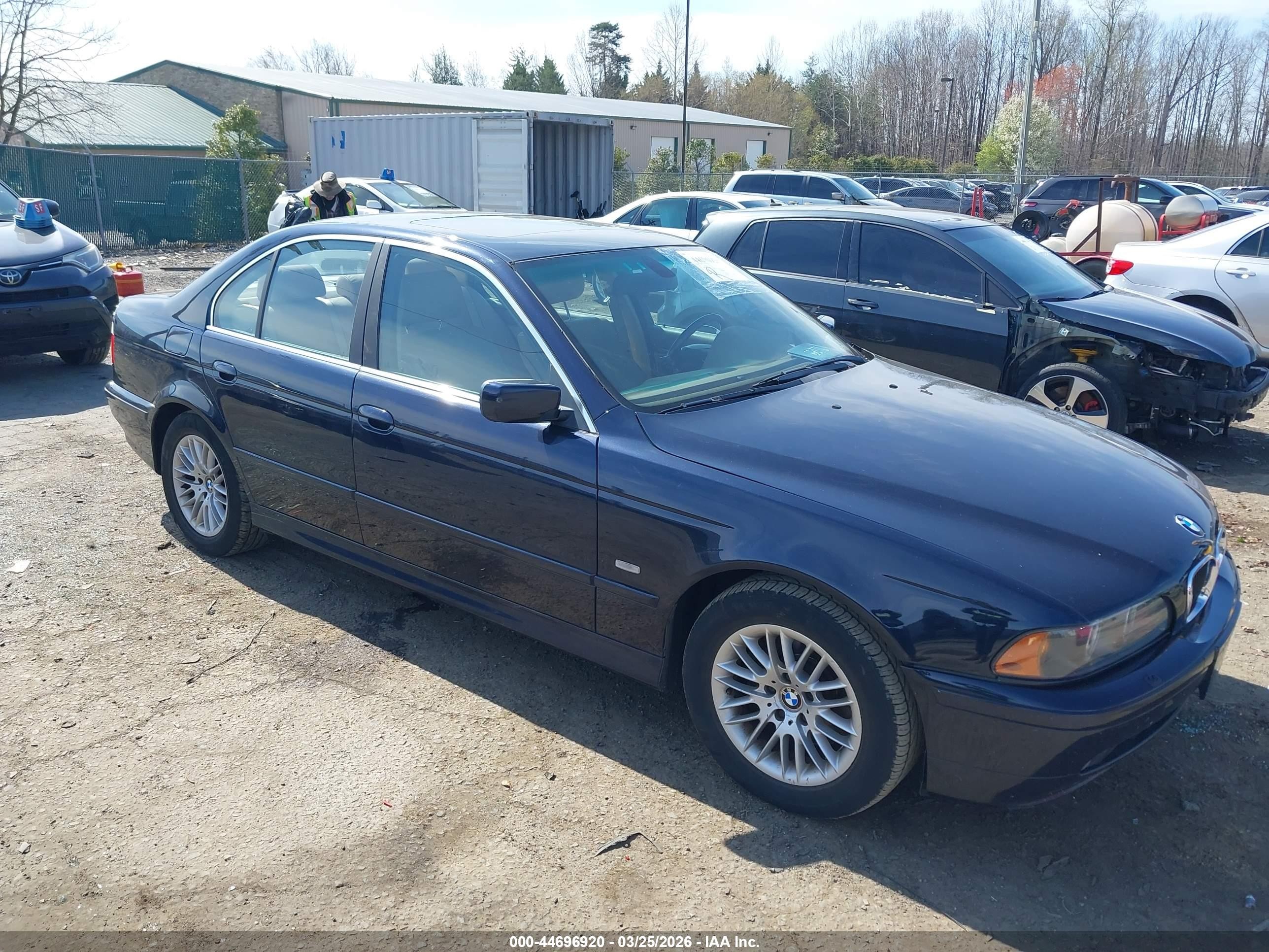 2003 Bmw 530ia   Blue vin: WBADT63453CK42129