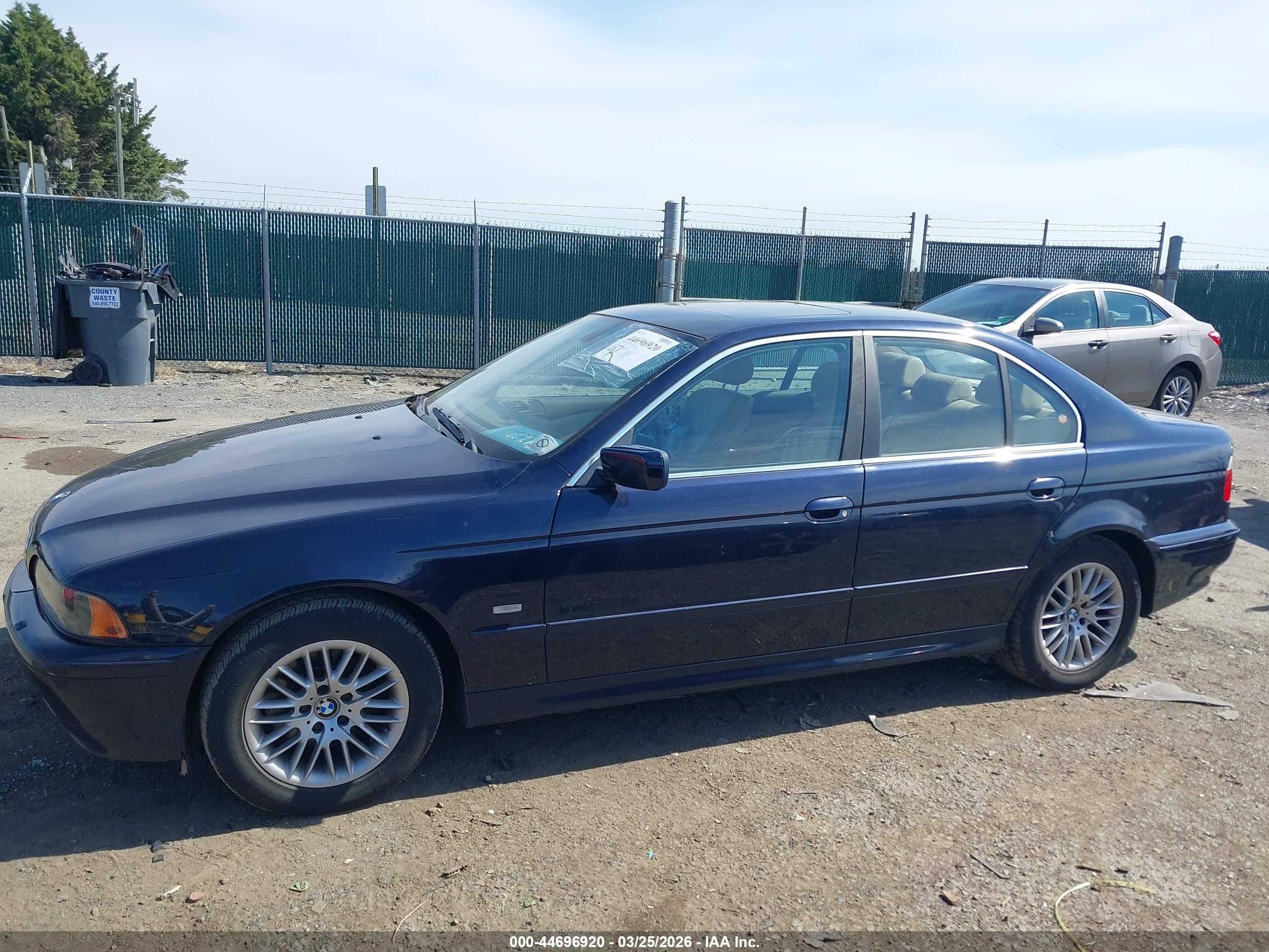 2003 Bmw 530ia   Blue vin: WBADT63453CK42129