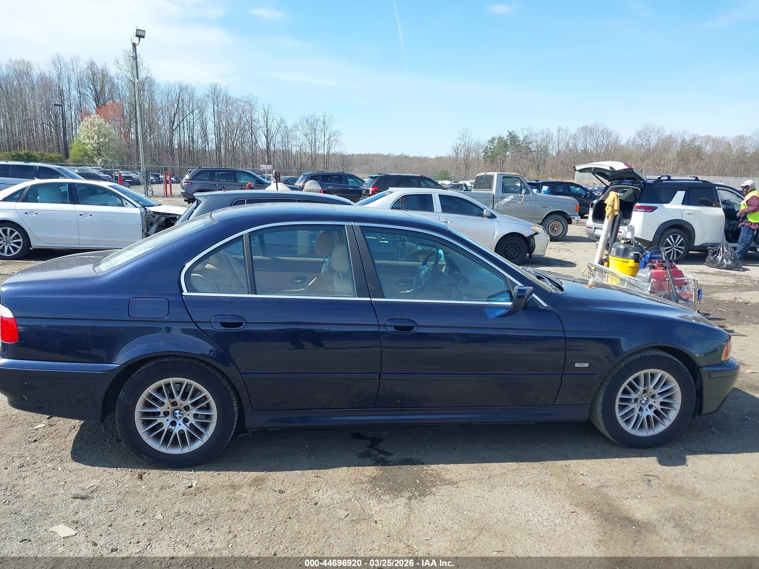 2003 Bmw 530ia   Blue vin: WBADT63453CK42129