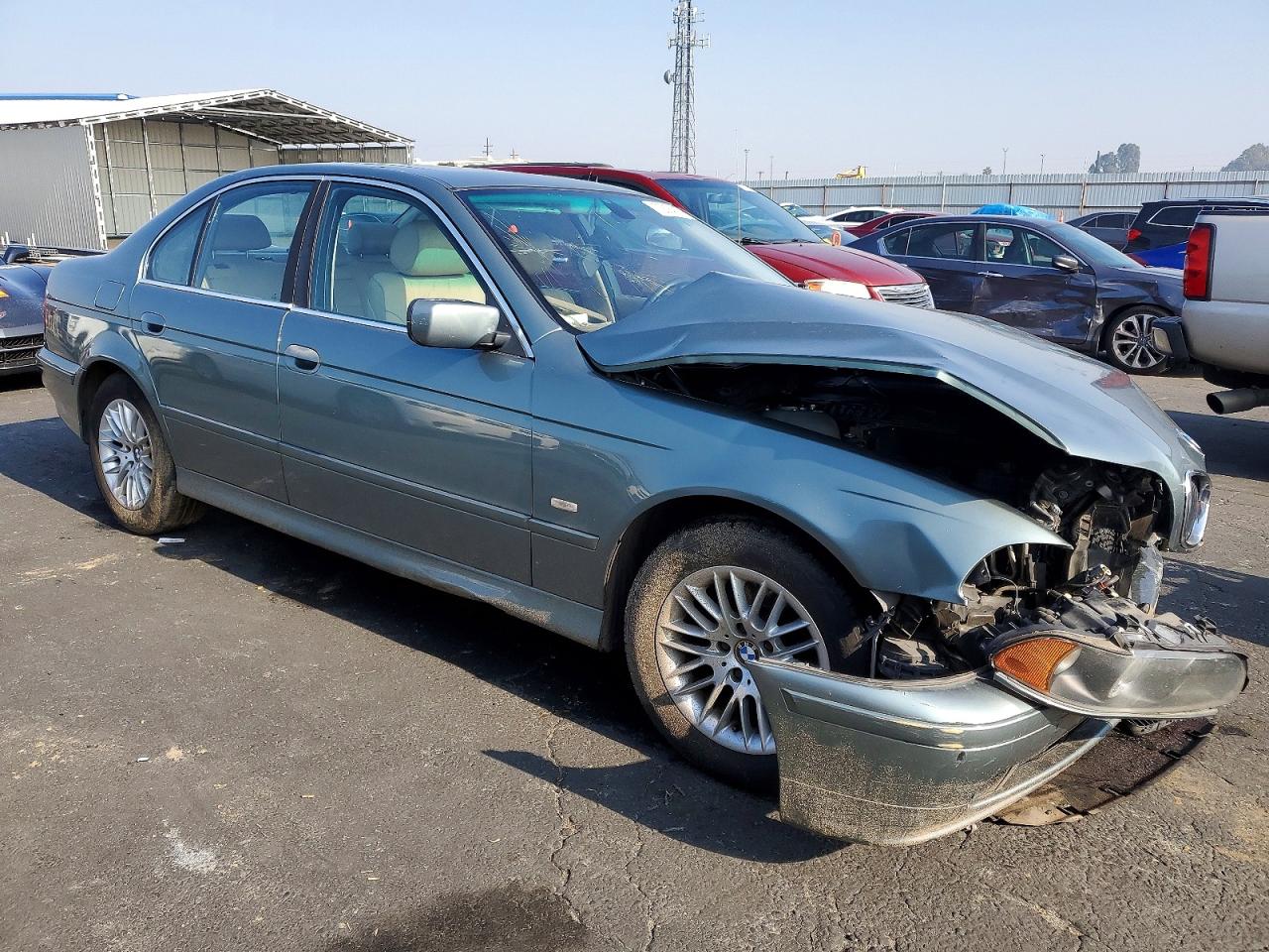 2001 Bmw 530 I Automatic Teal vin: WBADT63461CF14283