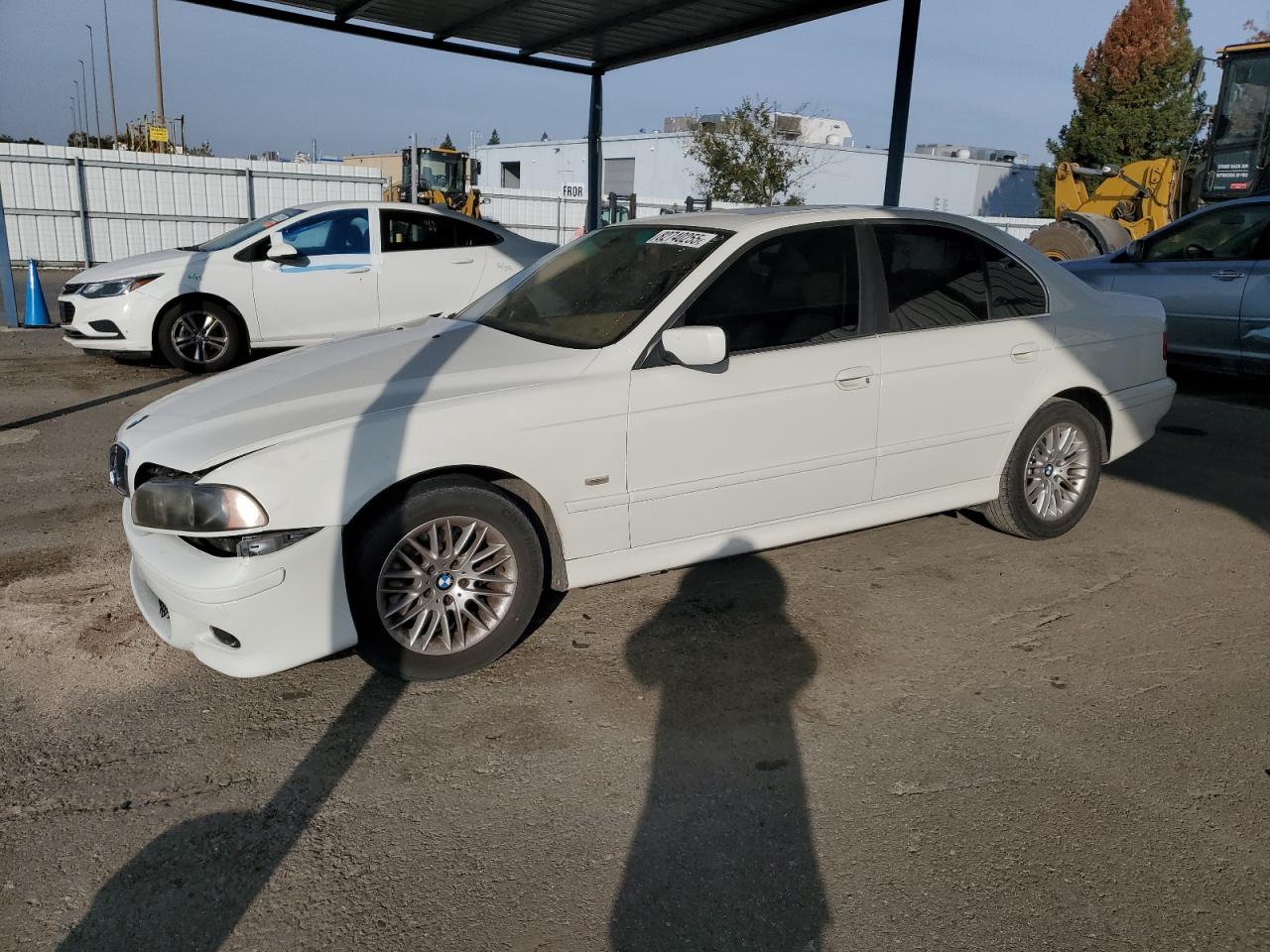 2003 Bmw 530 I Automatic White vin: WBADT63463CK41703