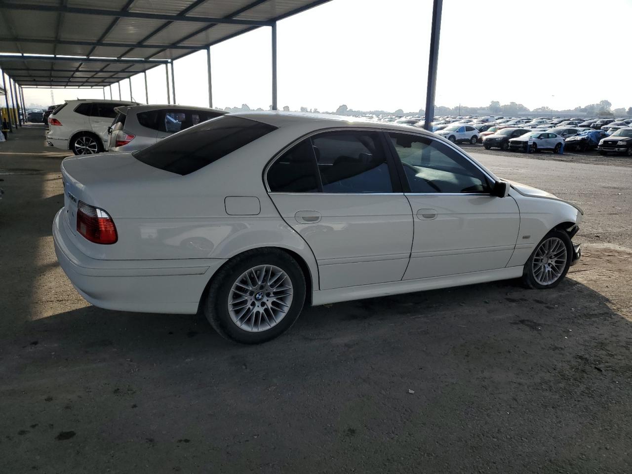 2003 Bmw 530 I Automatic White vin: WBADT63463CK41703