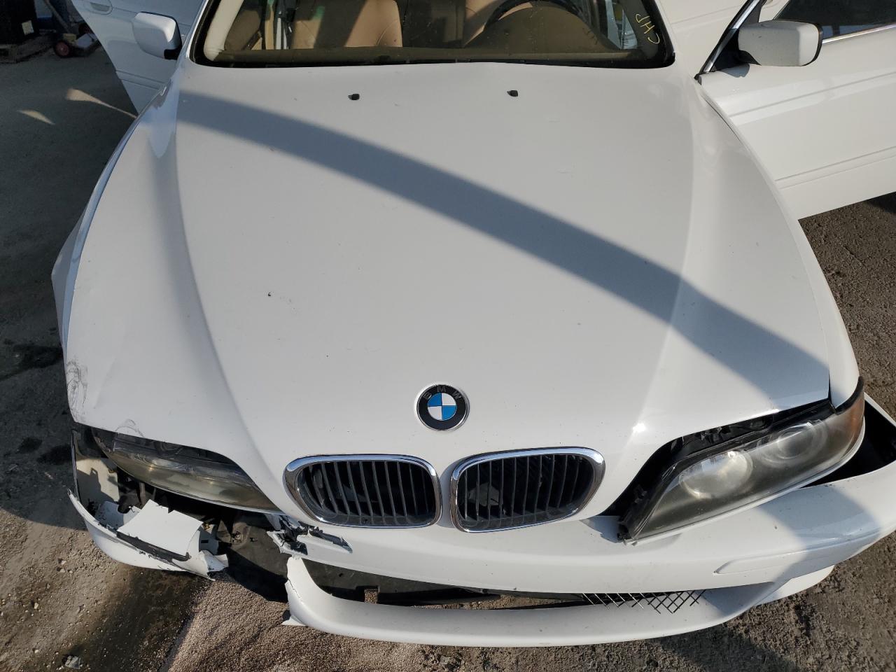 2003 Bmw 530 I Automatic White vin: WBADT63463CK41703