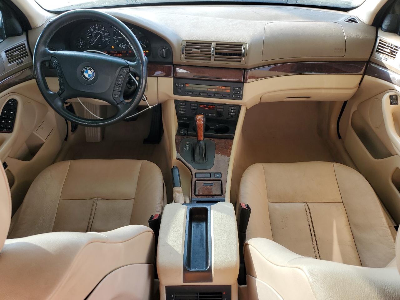 2003 Bmw 530 I Automatic White vin: WBADT63463CK41703
