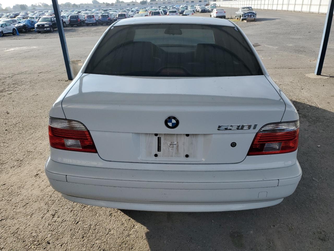 2003 Bmw 530 I Automatic White vin: WBADT63463CK41703