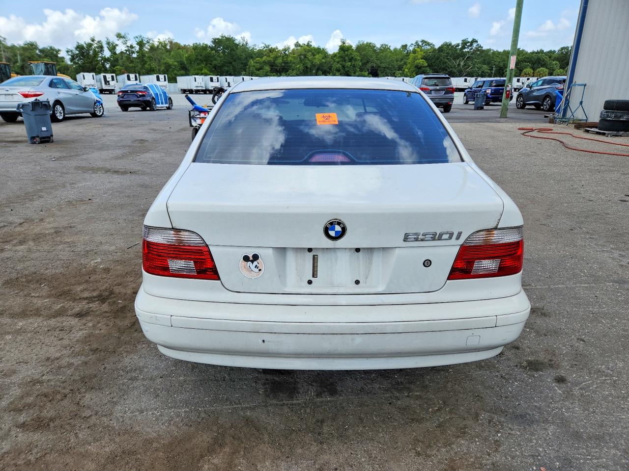 2001 Bmw 530 I Automatic White vin: WBADT63471CF01106