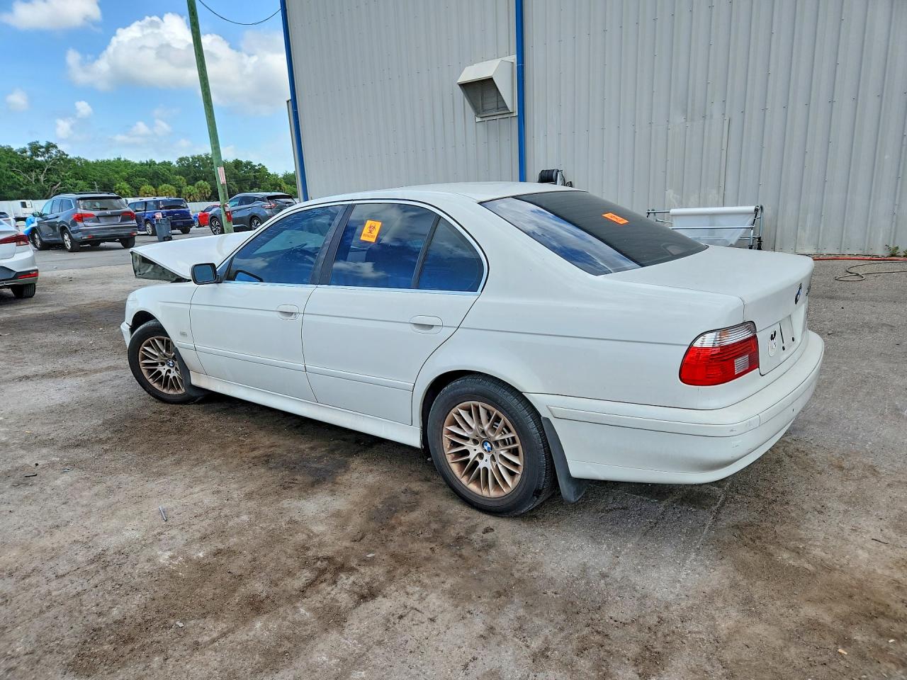 2001 Bmw 530 I Automatic White vin: WBADT63471CF01106