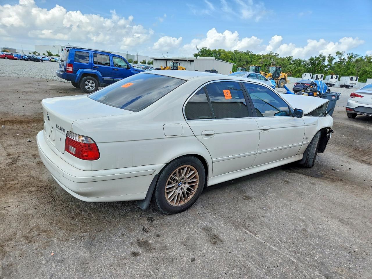 2001 Bmw 530 I Automatic White vin: WBADT63471CF01106