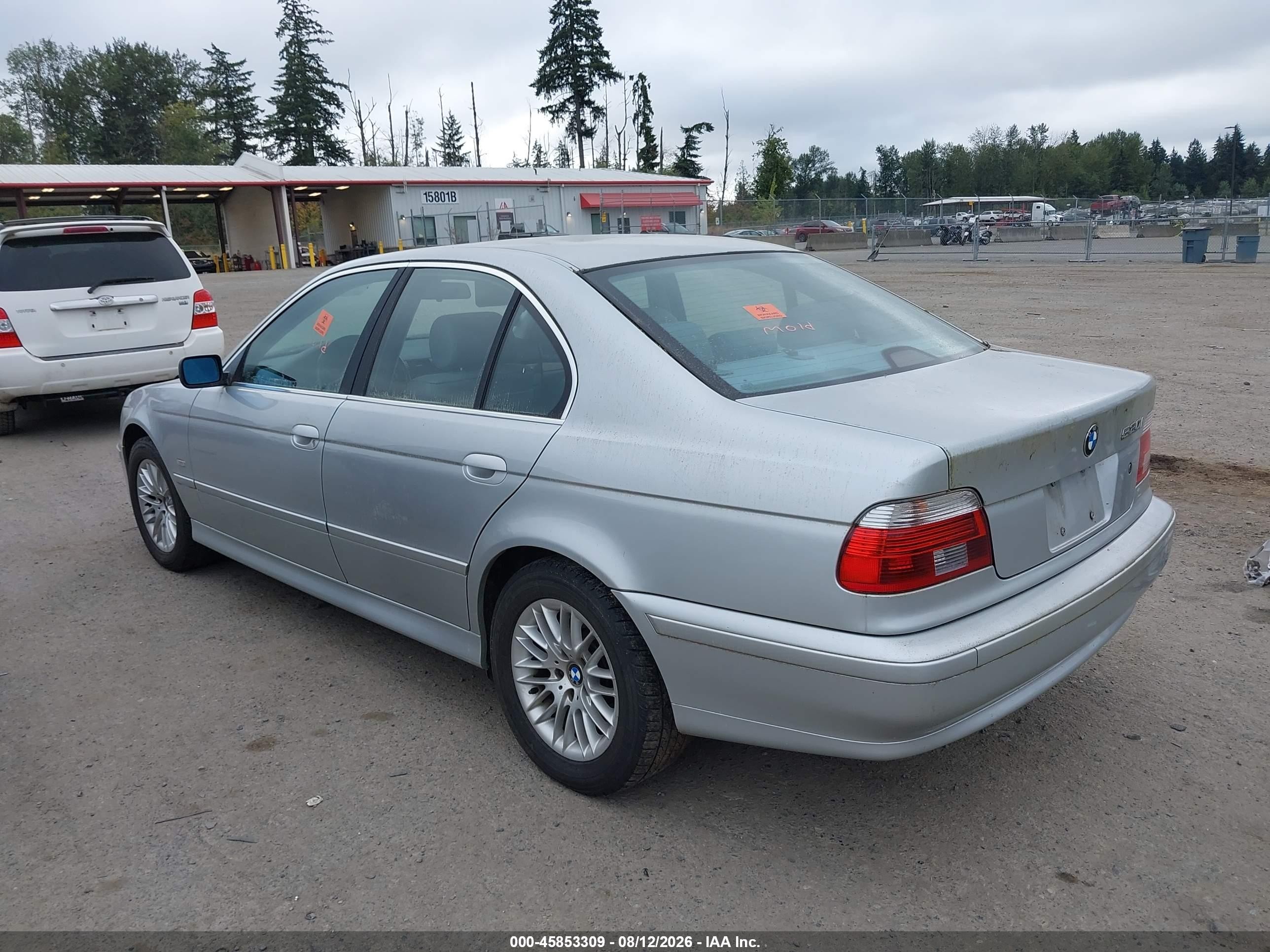2001 Bmw 530ia   Серебряный vin: WBADT63471CF06144
