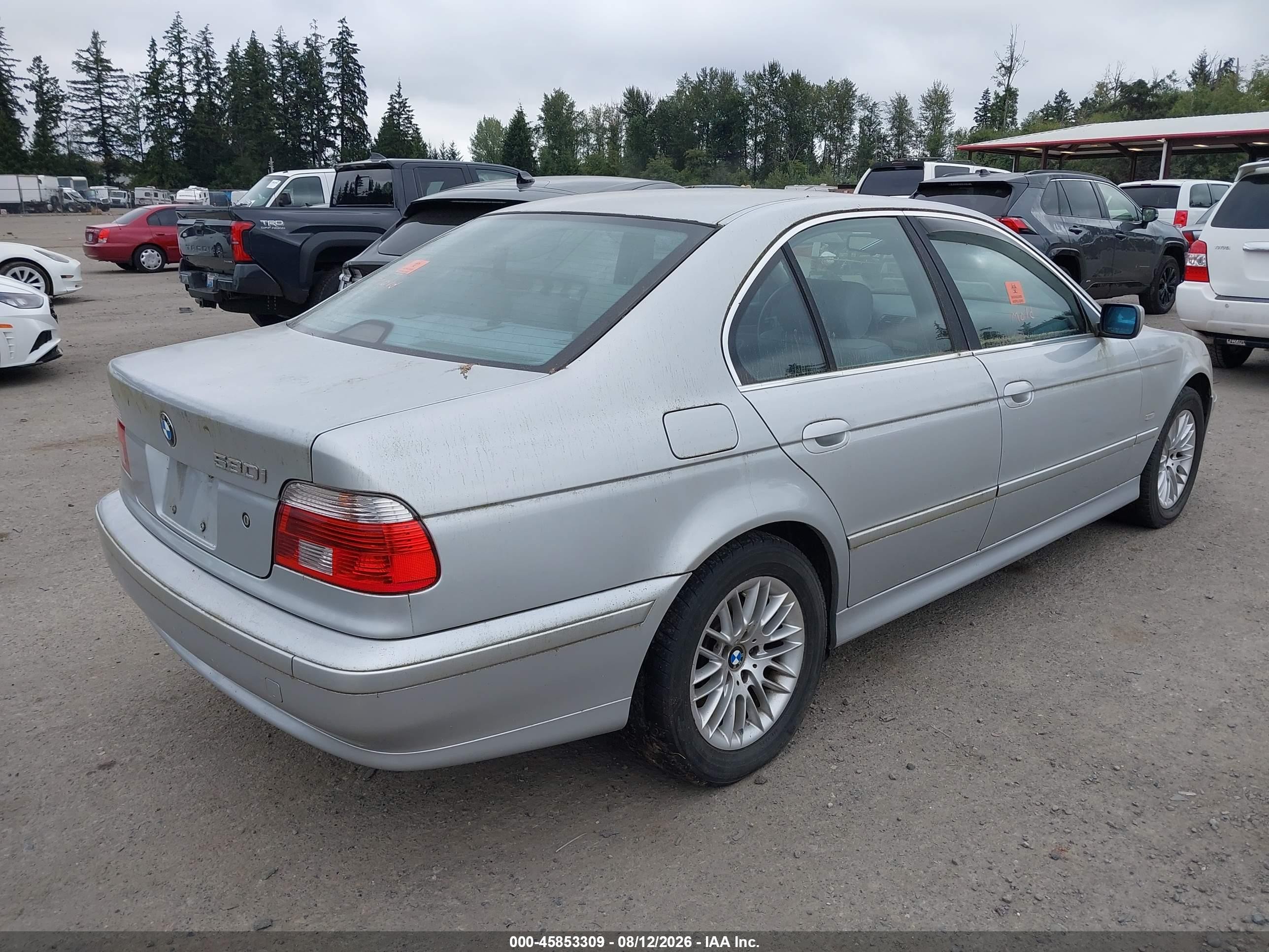2001 Bmw 530ia   Серебряный vin: WBADT63471CF06144