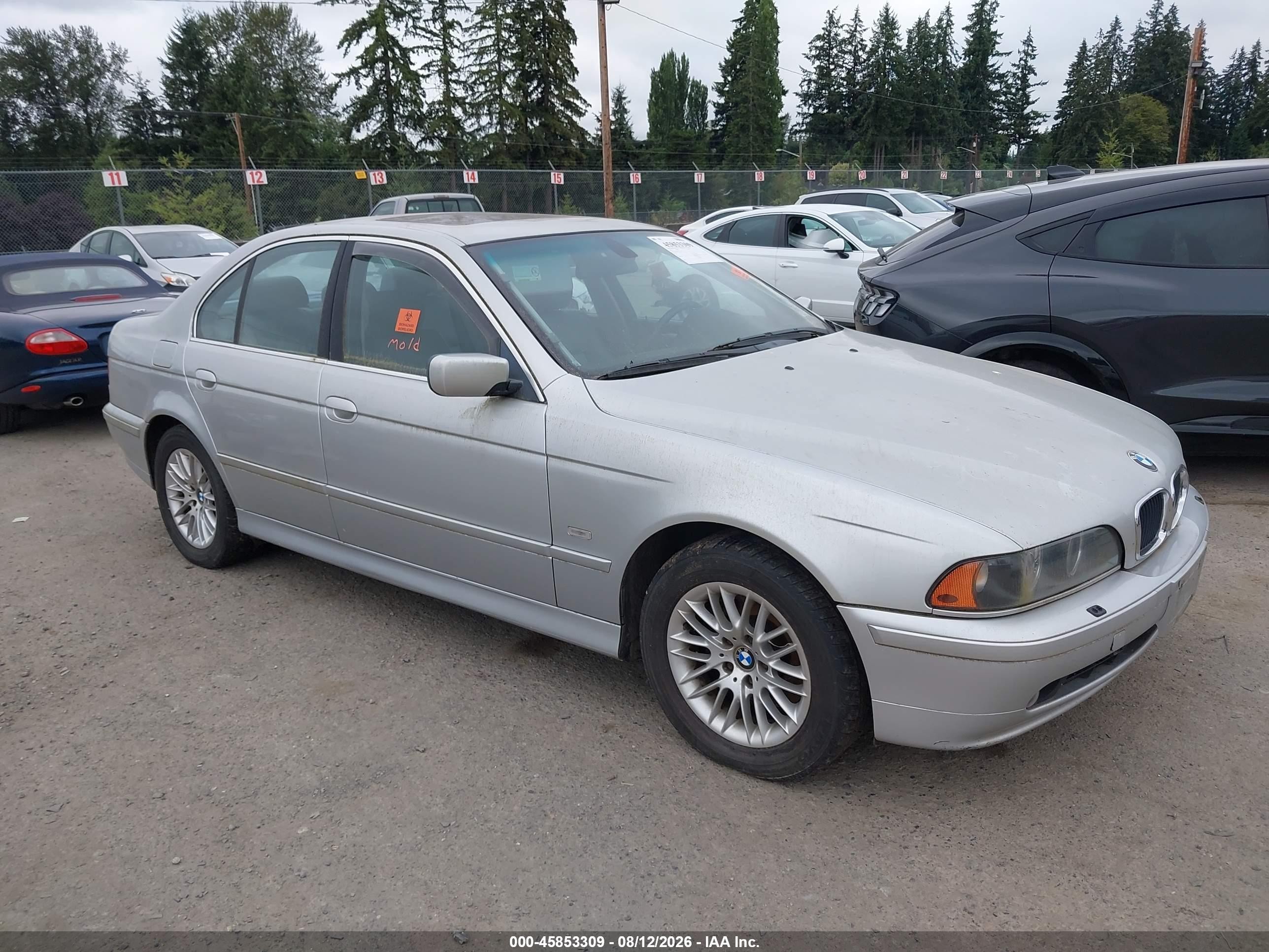 2001 Bmw 530ia   Серебряный vin: WBADT63471CF06144