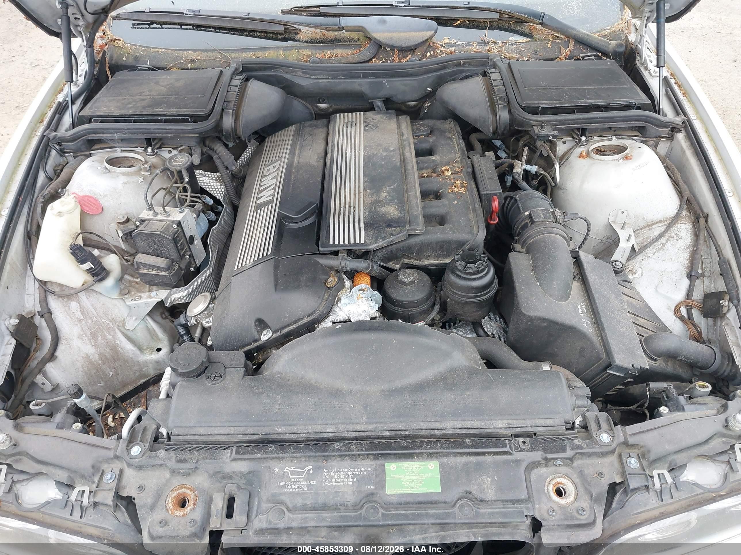 2001 Bmw 530ia   Серебряный vin: WBADT63471CF06144