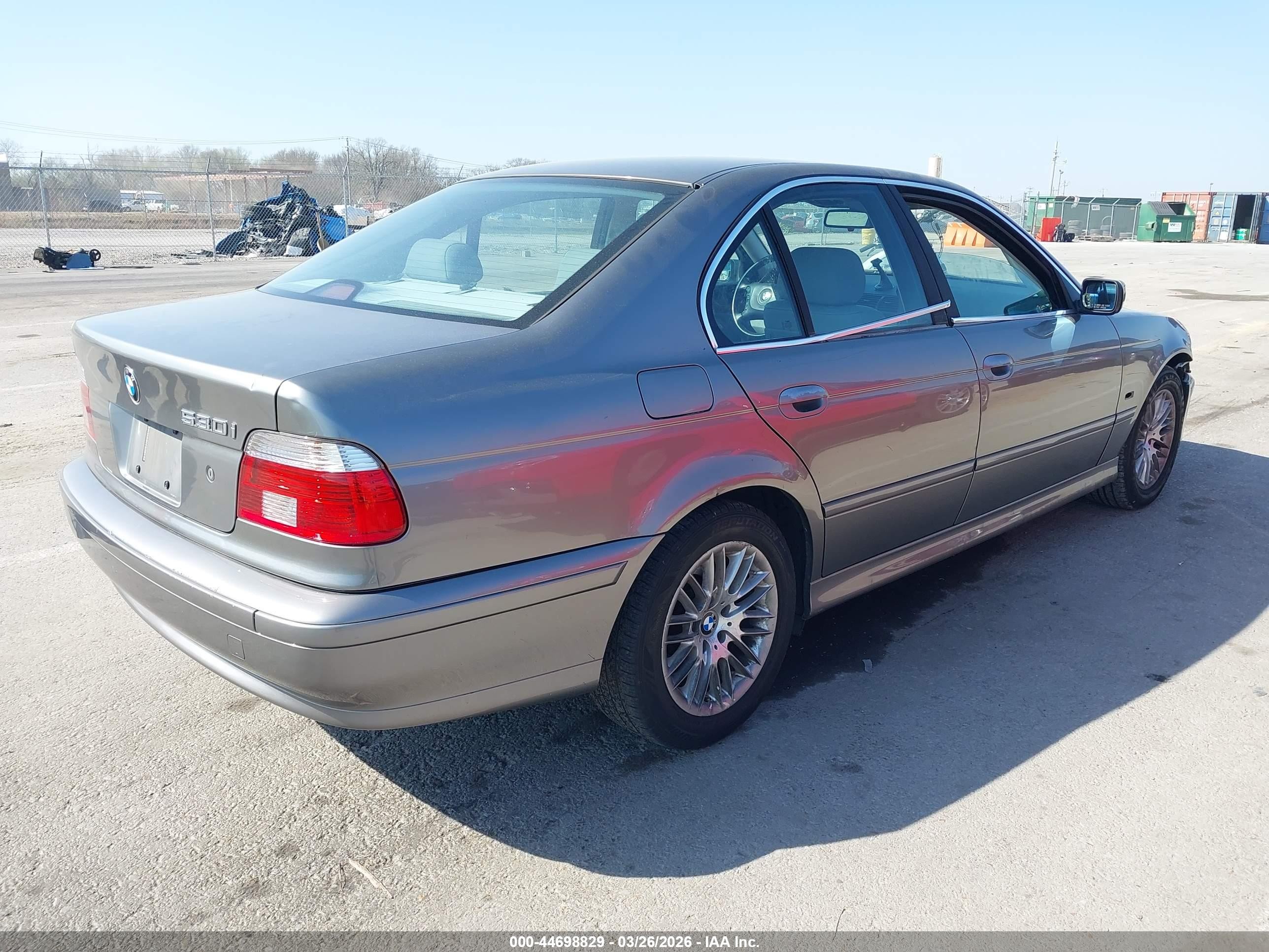 2002 Bmw 530ia   Beige vin: WBADT63472CH89775