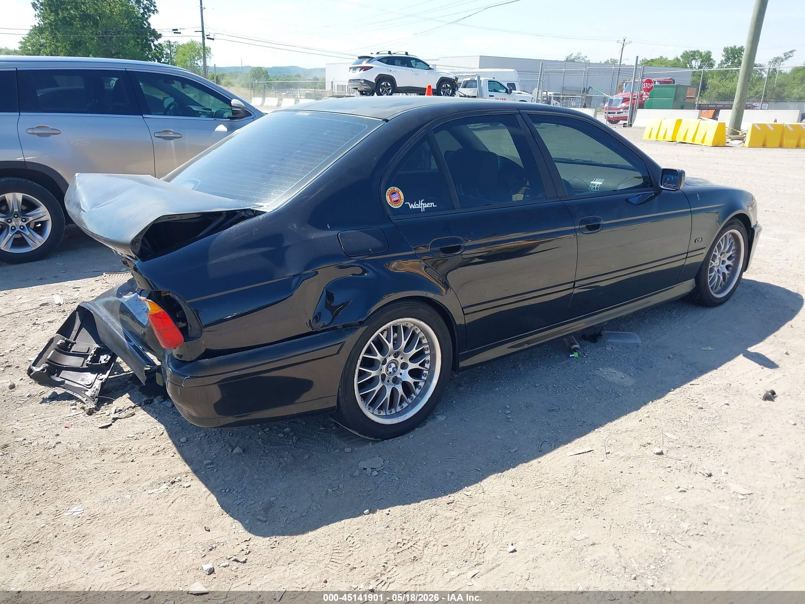 2002 Bmw 530ia   Черный vin: WBADT63472CH90201