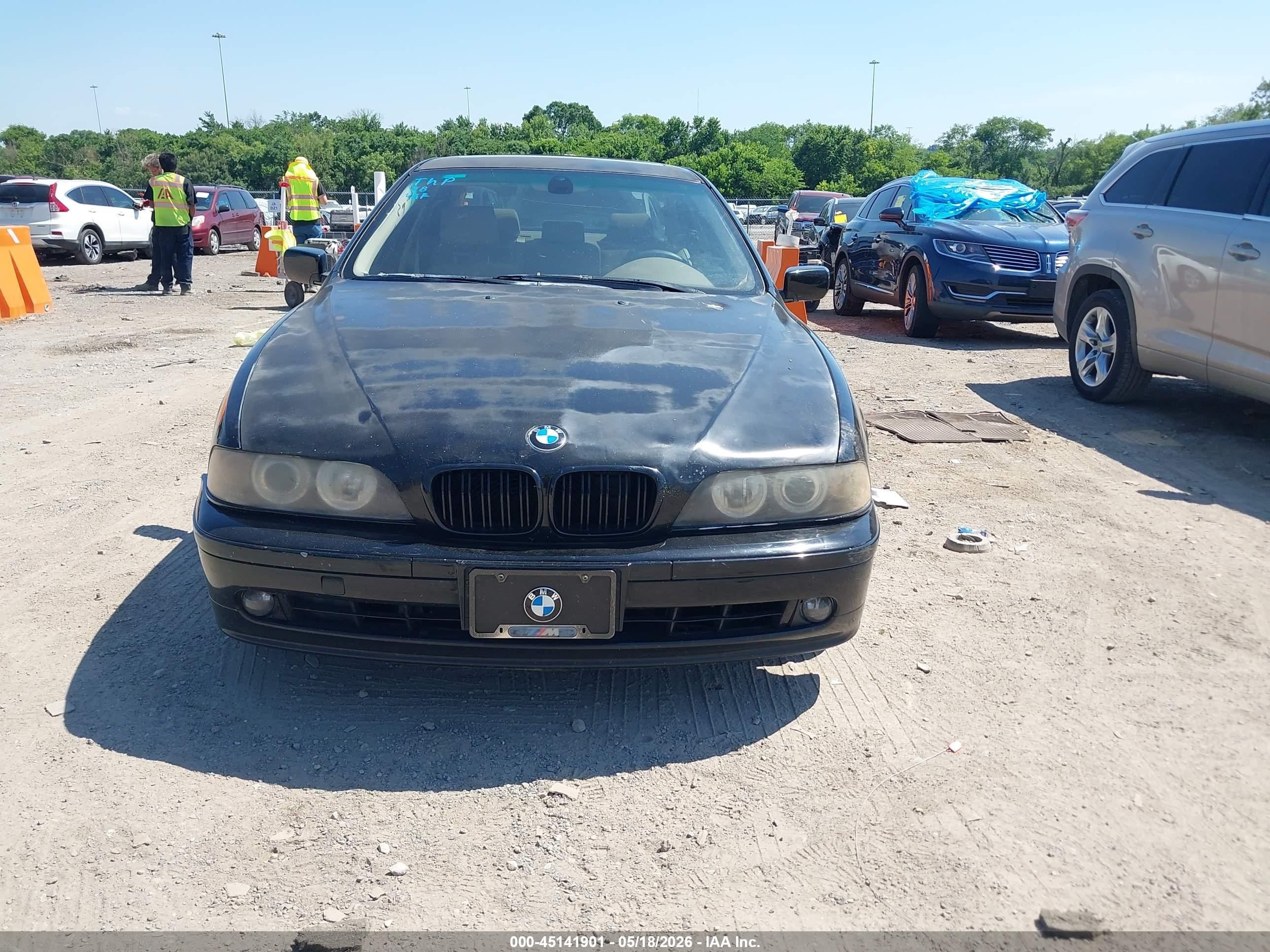 2002 Bmw 530ia   Черный vin: WBADT63472CH90201