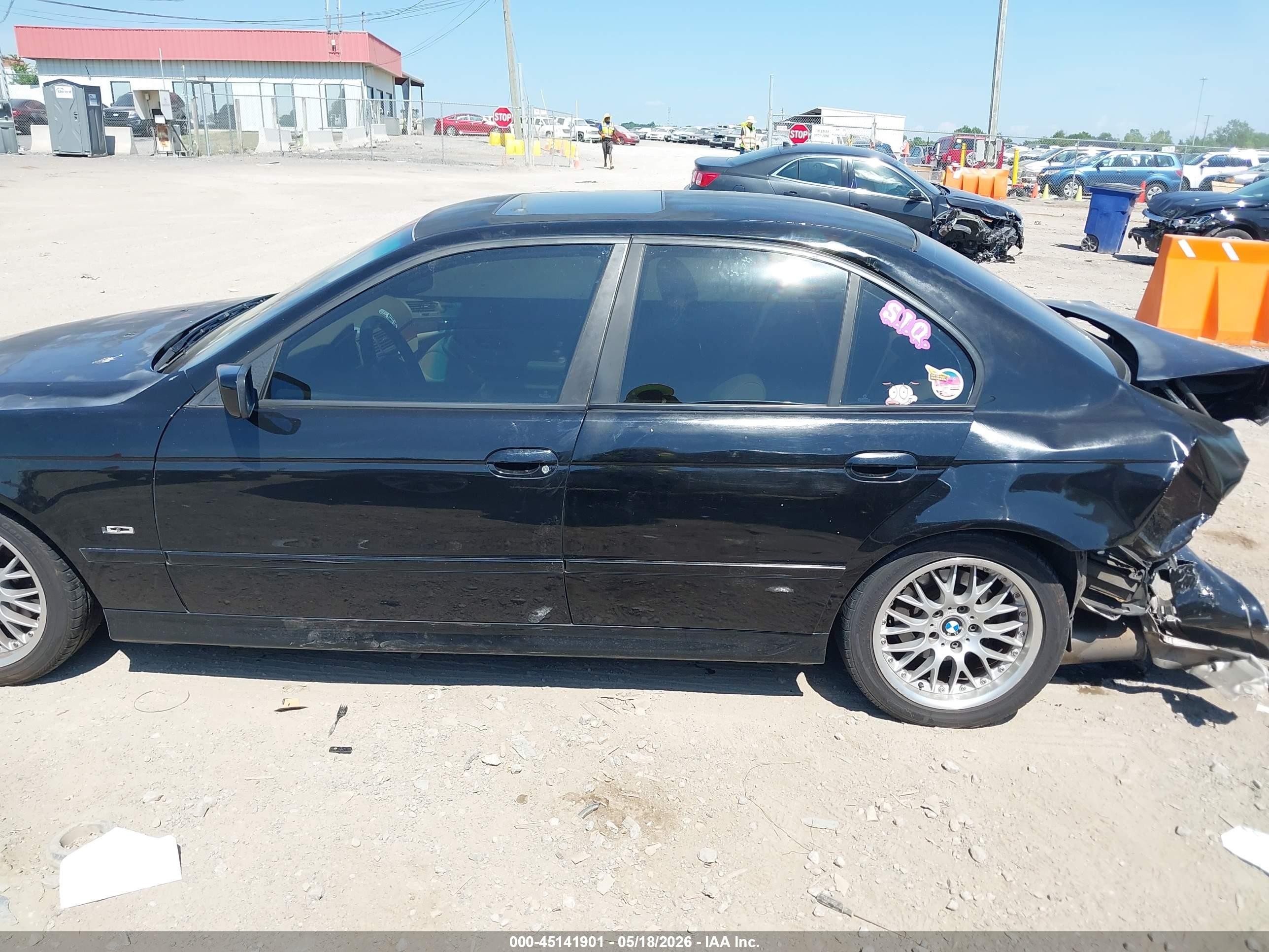 2002 Bmw 530ia   Черный vin: WBADT63472CH90201