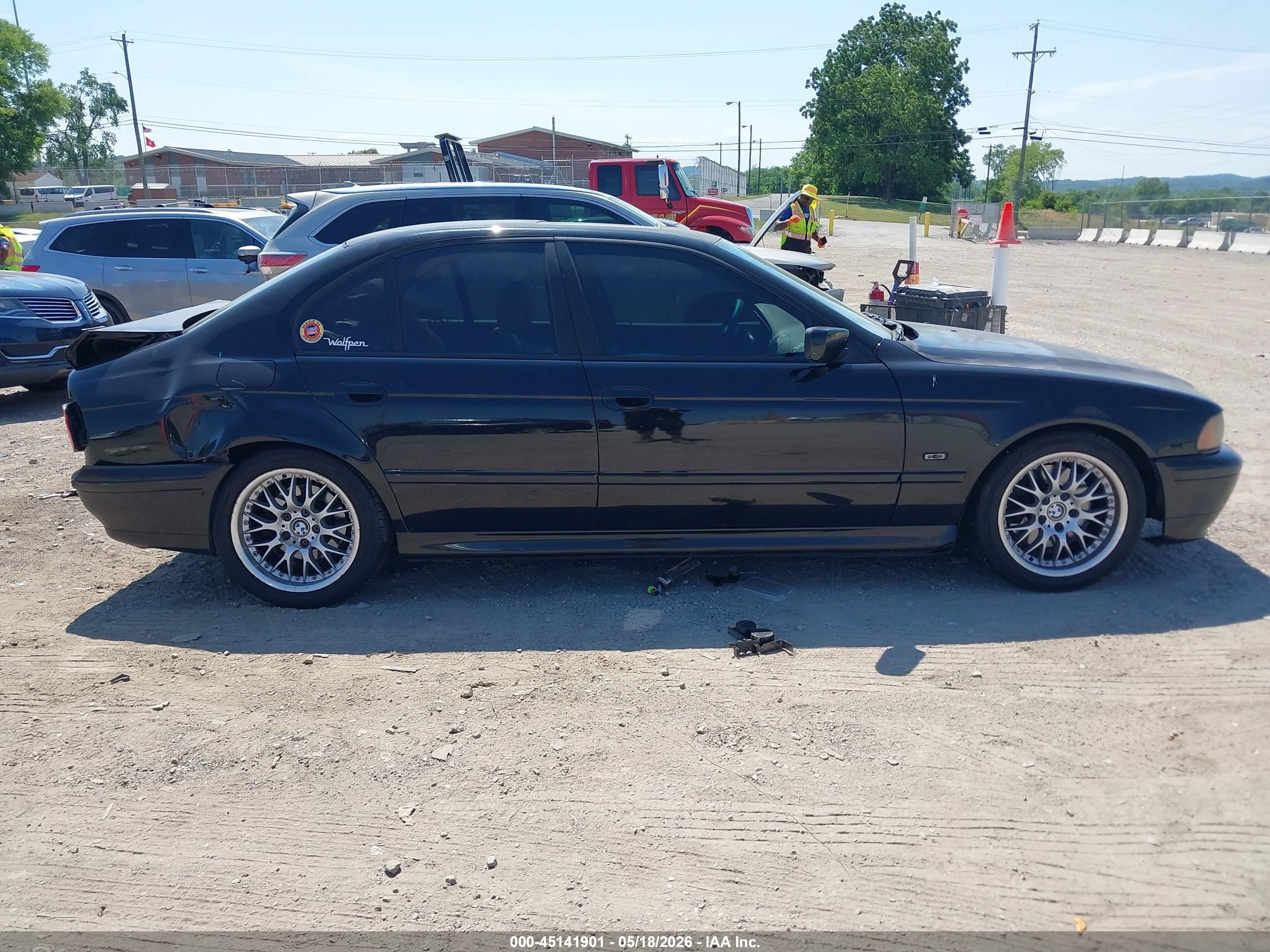 2002 Bmw 530ia   Черный vin: WBADT63472CH90201