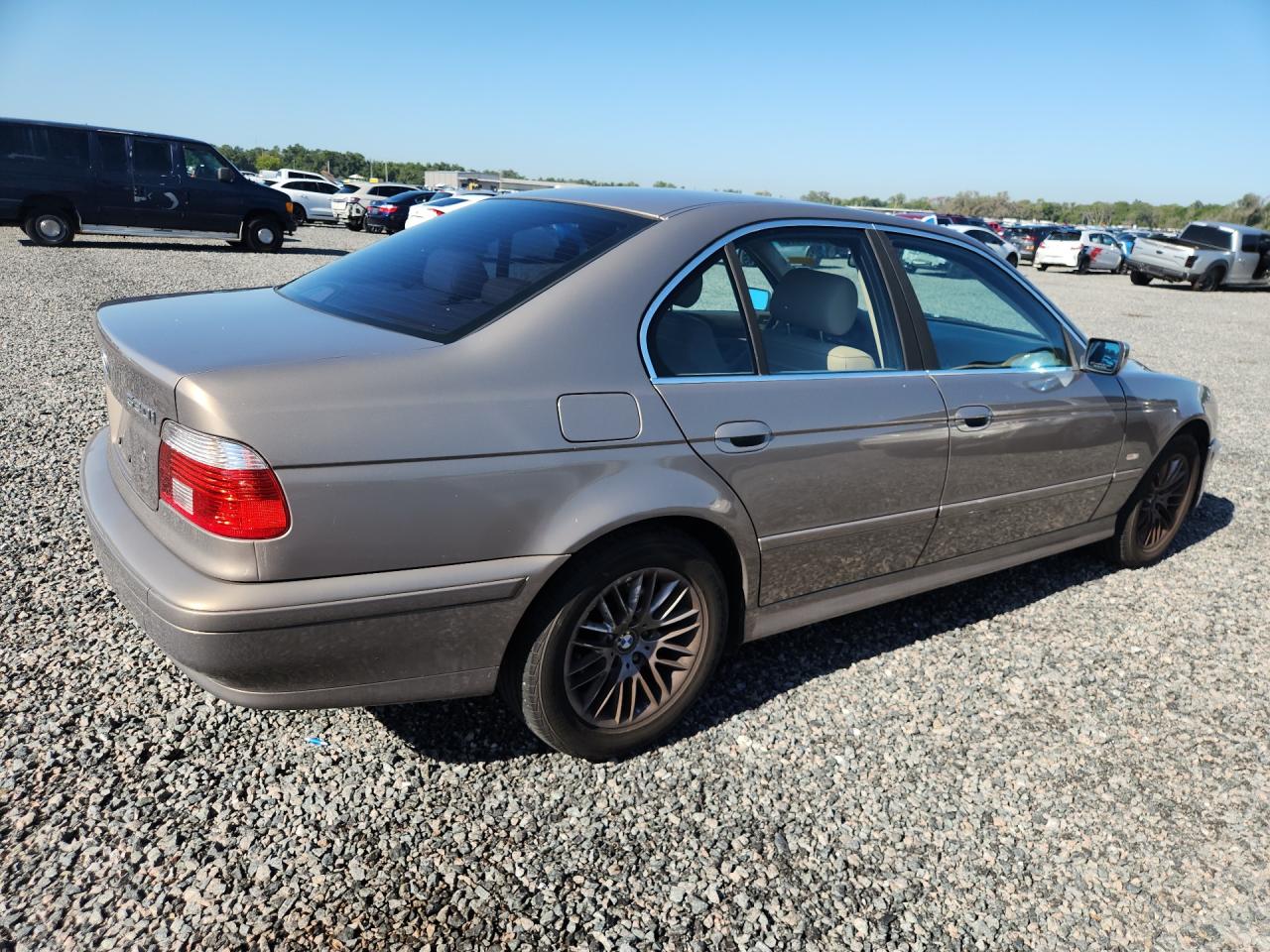 2003 Bmw 530 I Automatic Tan vin: WBADT63473CK28202