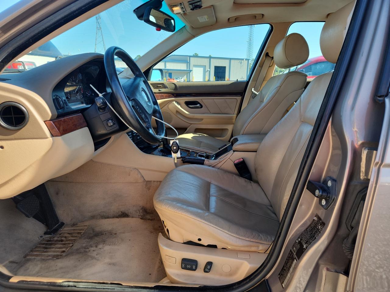 2003 Bmw 530 I Automatic Tan vin: WBADT63473CK28202