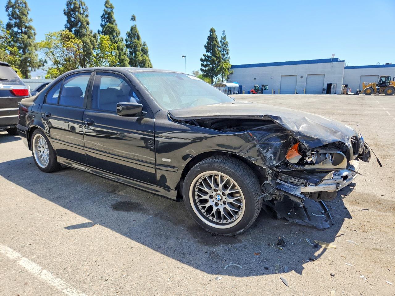 2003 Bmw 530 I Automatic Black vin: WBADT63473CK30564