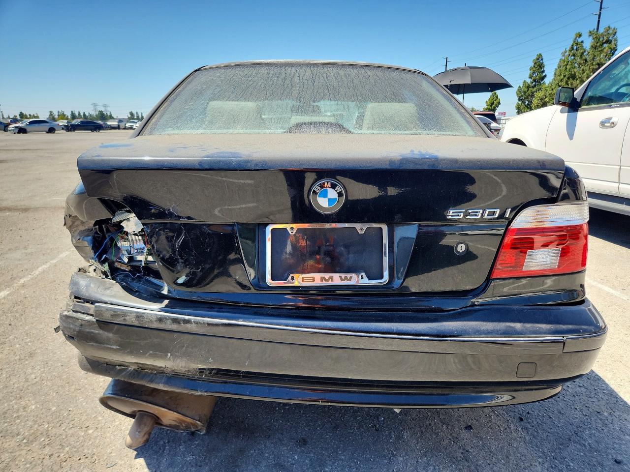 2003 Bmw 530 I Automatic Black vin: WBADT63473CK30564