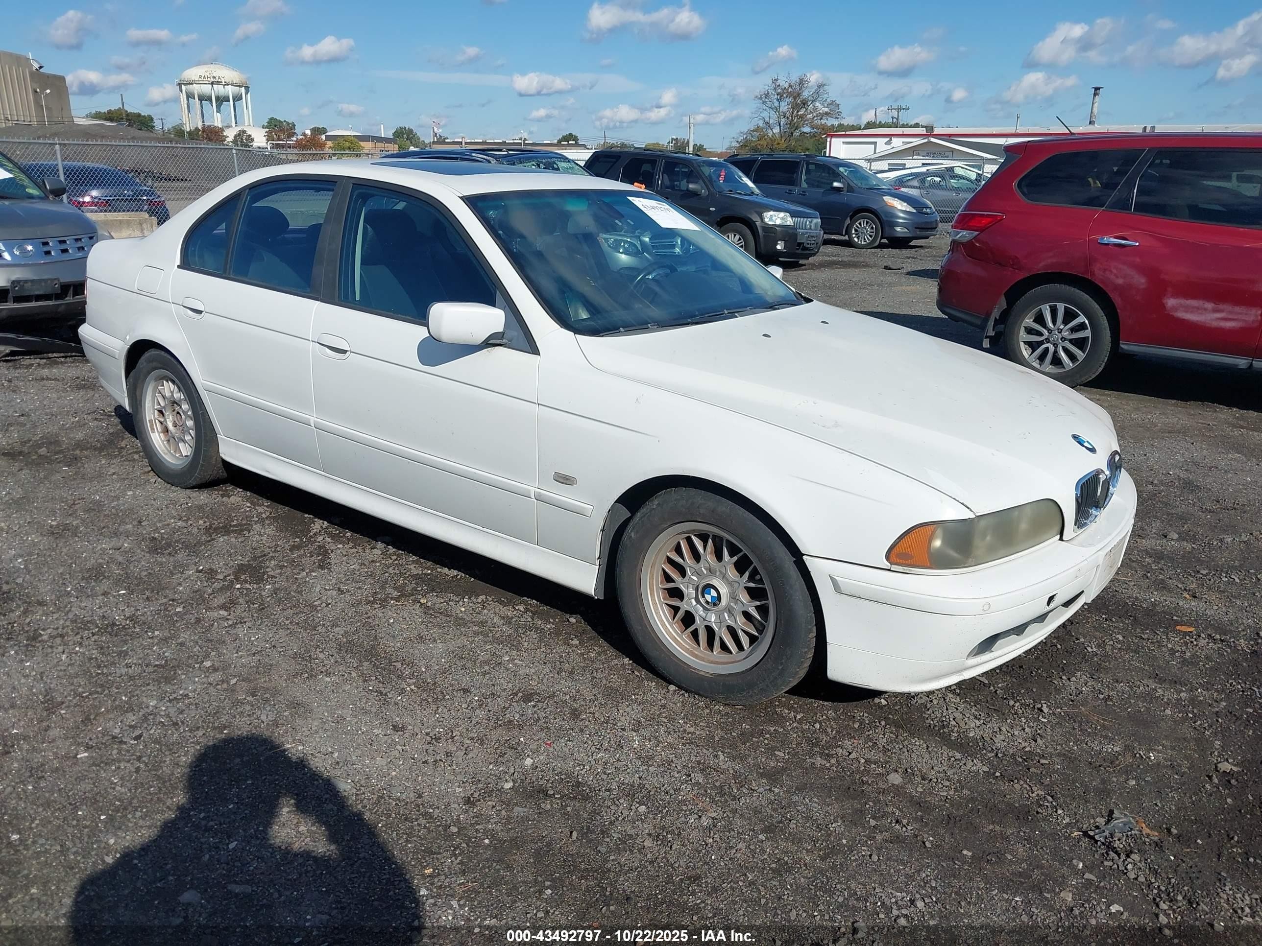 2003 Bmw 530ia   White vin: WBADT63473CK35831