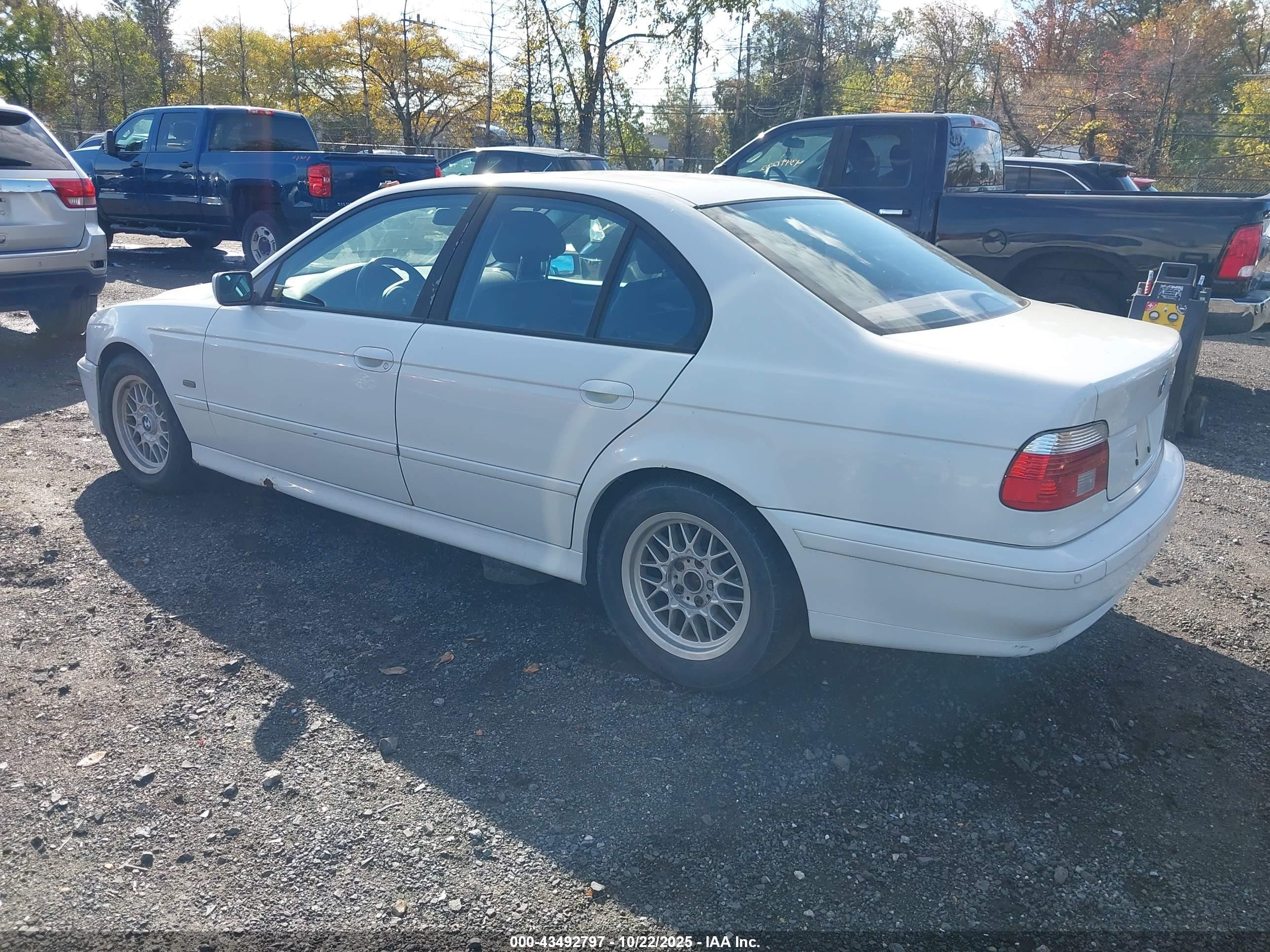 2003 Bmw 530ia   White vin: WBADT63473CK35831