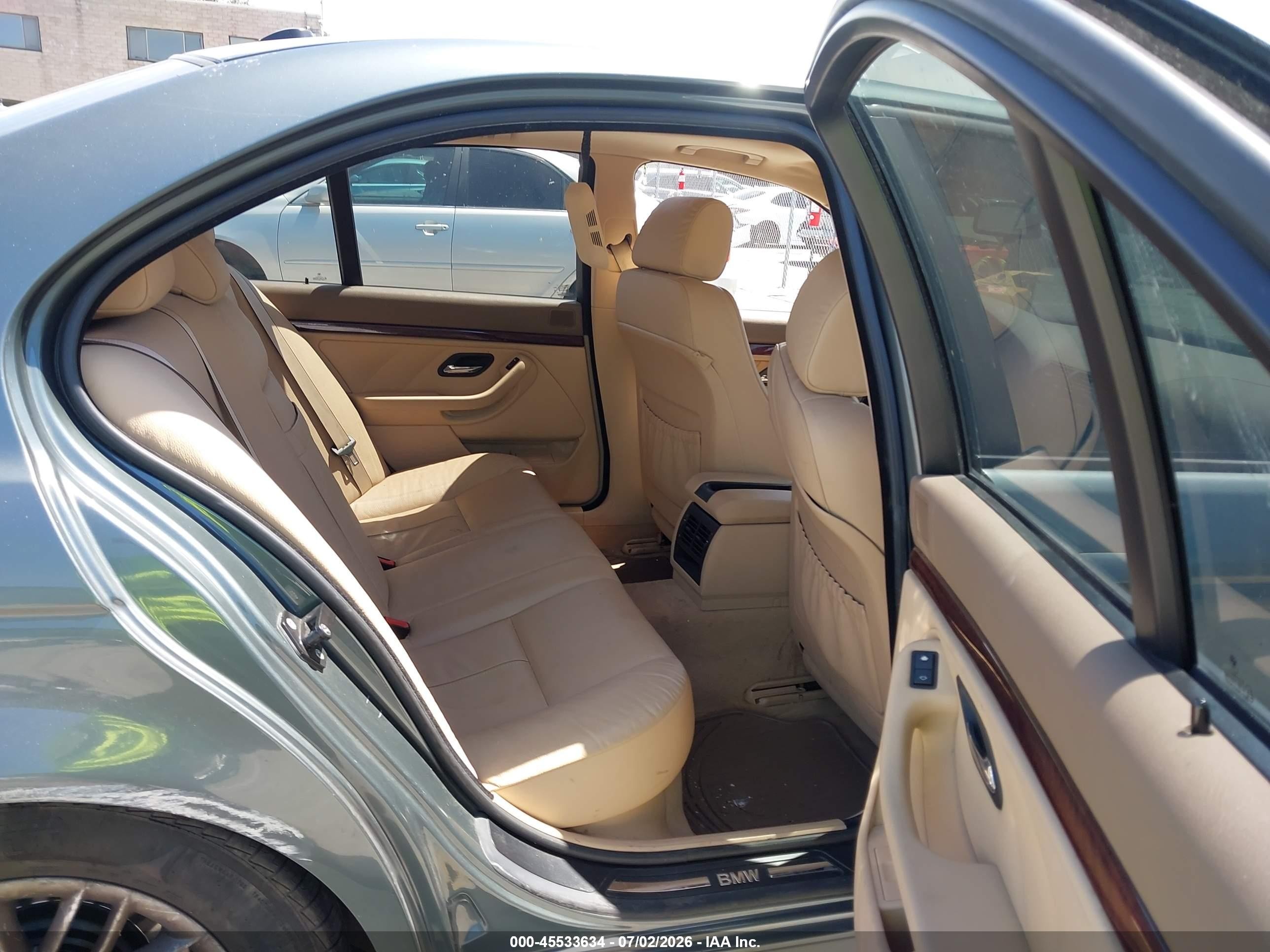 2003 Bmw 5 Series 530ia Gray vin: WBADT63473CK38163