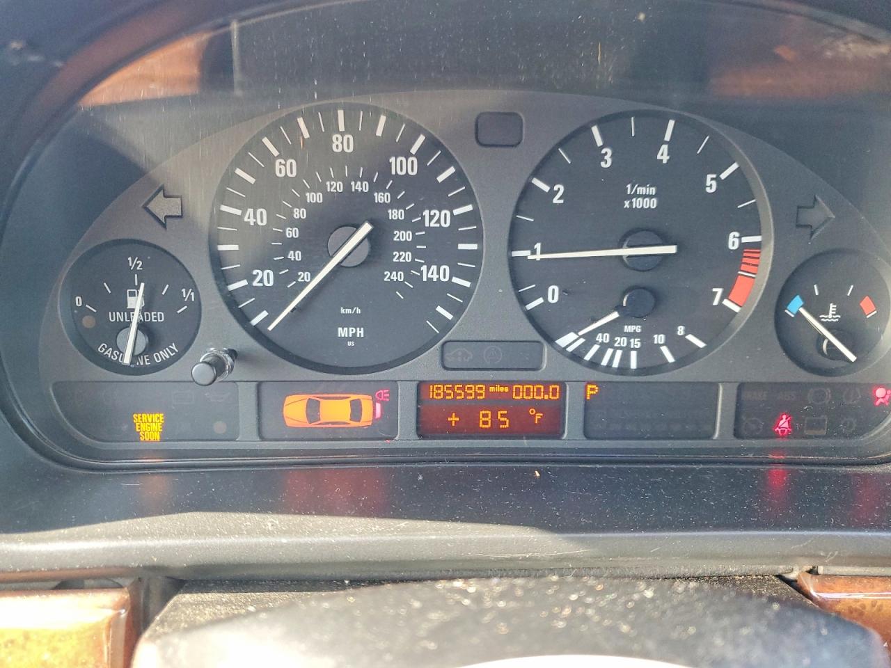 2001 Bmw 5 Series Black vin: WBADT63481CF09702