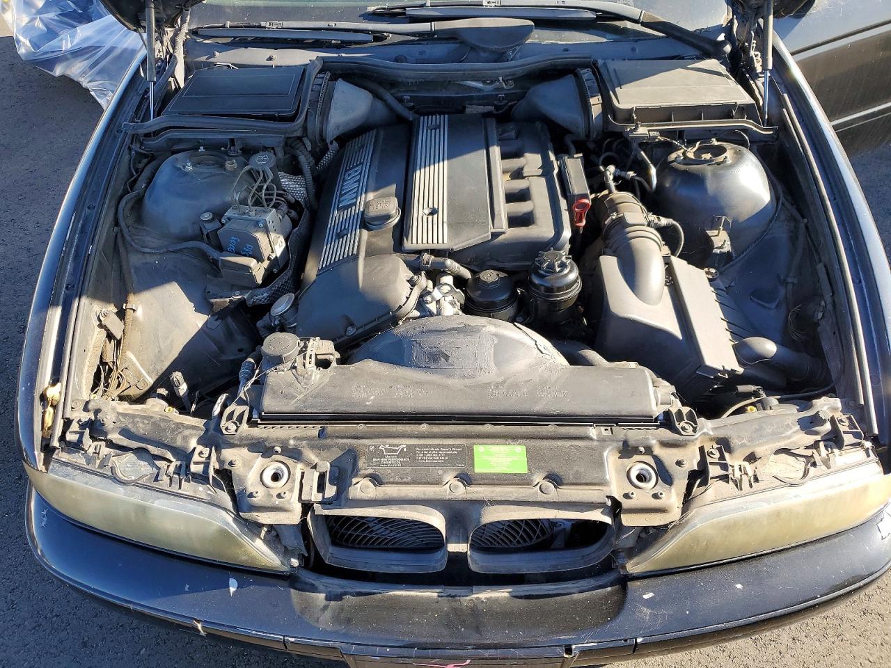 2001 Bmw 5 Series Black vin: WBADT63481CF09702
