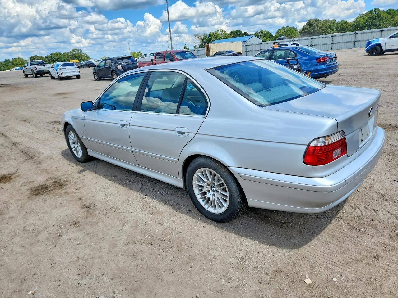 2001 Bmw 530 I Automatic Silver vin: WBADT63481CF10025