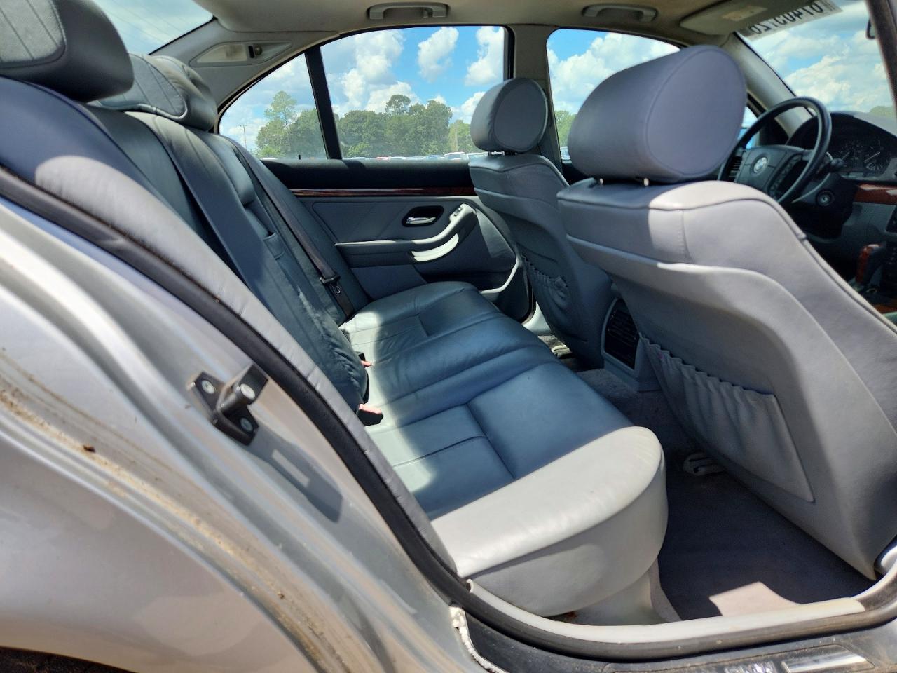 2001 Bmw 530 I Automatic Silver vin: WBADT63481CF10025
