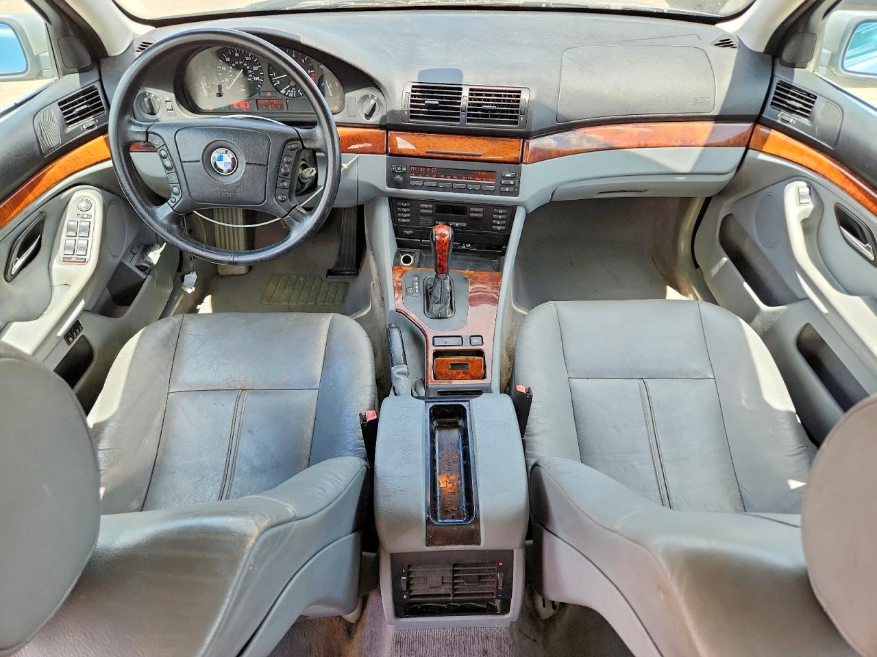2001 Bmw 530 I Automatic Silver vin: WBADT63481CF10025