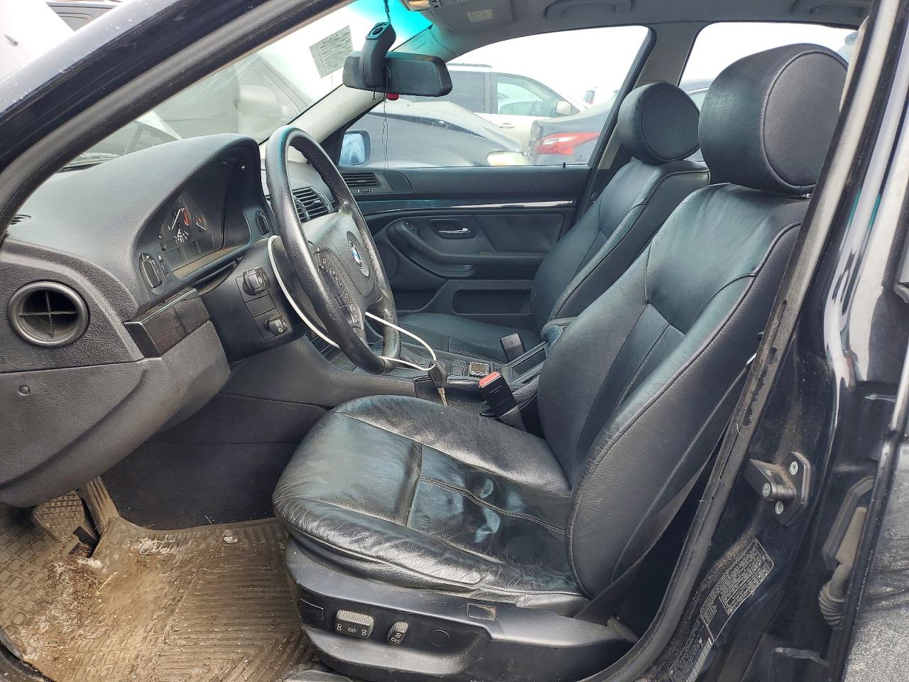 2002 Bmw 530 I Automatic Black vin: WBADT63482CH87548
