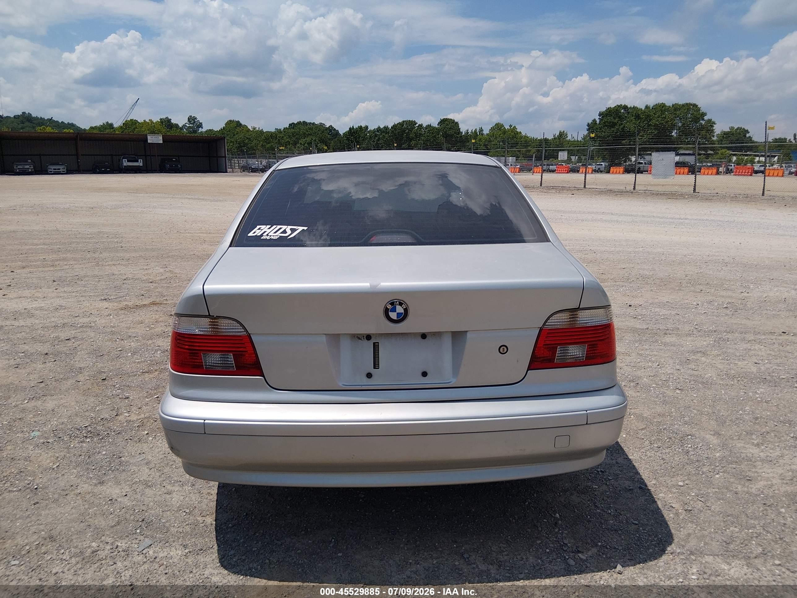 2002 Bmw 5 Series 530ia Silver vin: WBADT63482CH89073