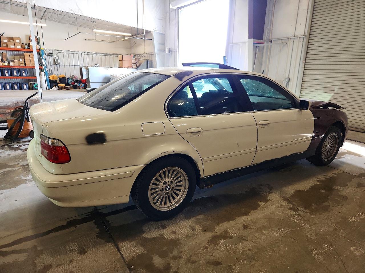 2002 Bmw 530 I Automatic White vin: WBADT63482CH92166