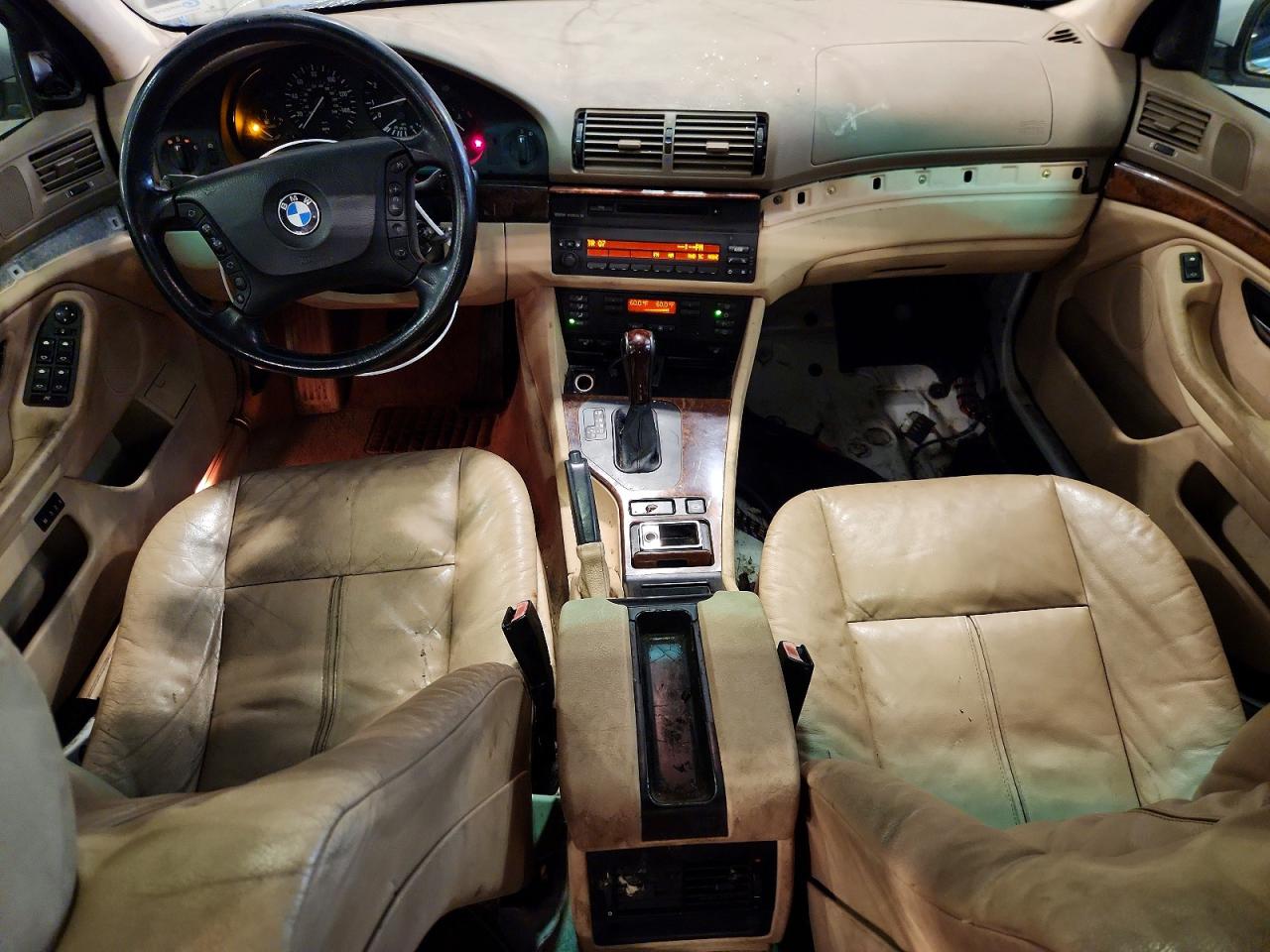 2002 Bmw 530 I Automatic White vin: WBADT63482CH92166