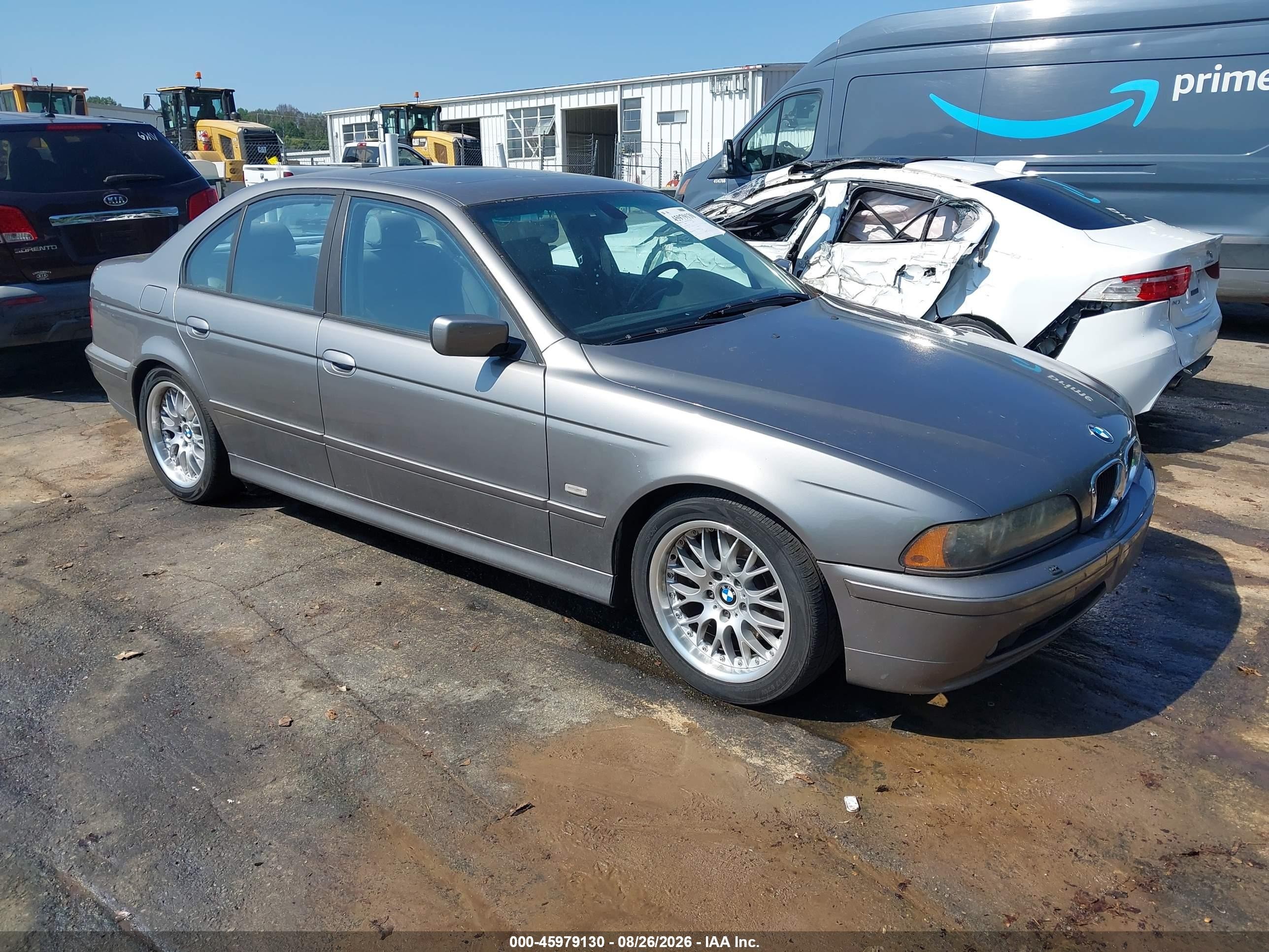 2003 Bmw 530ia   Серый vin: WBADT63483CK32646
