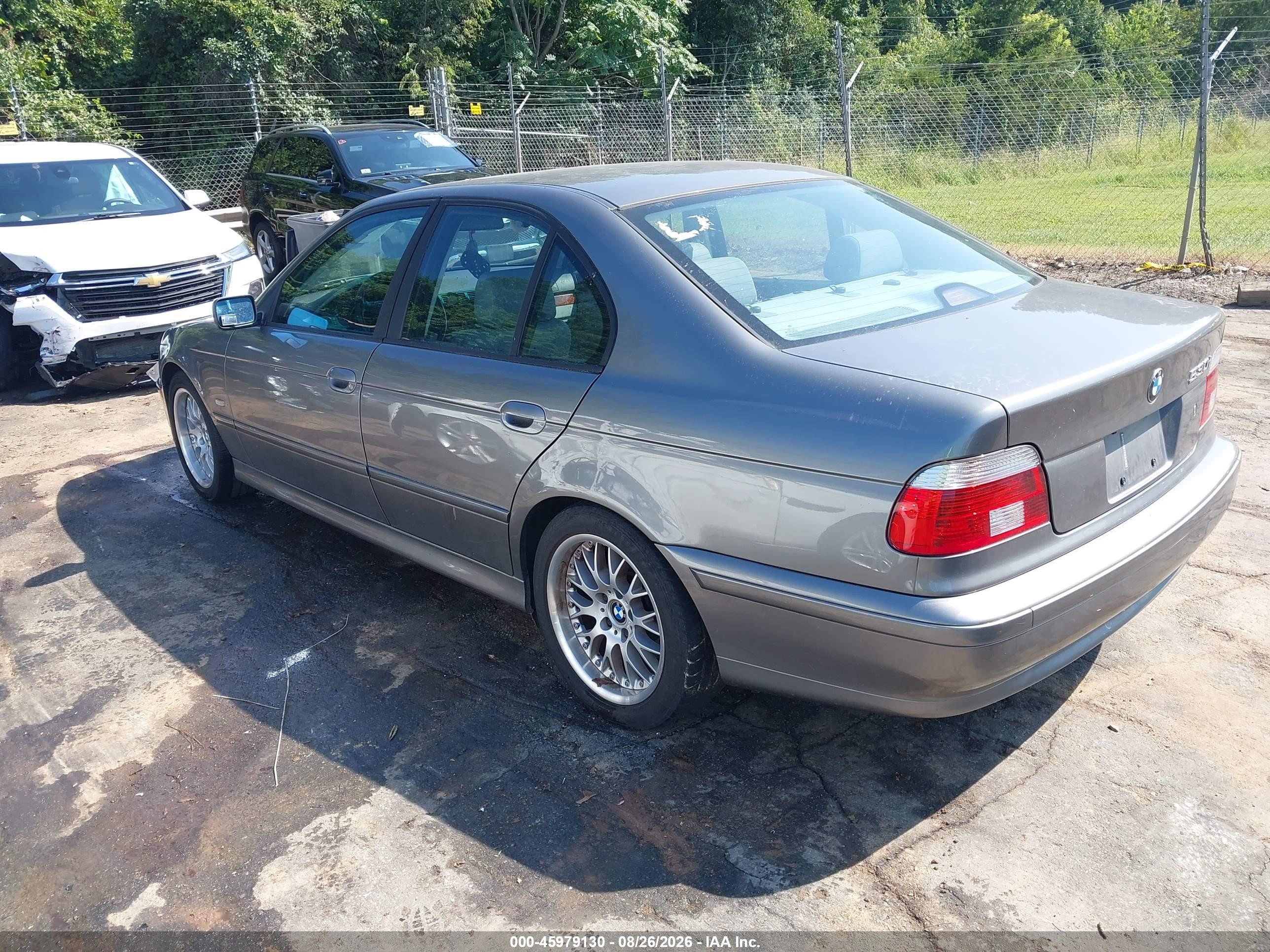 2003 Bmw 530ia   Gray vin: WBADT63483CK32646