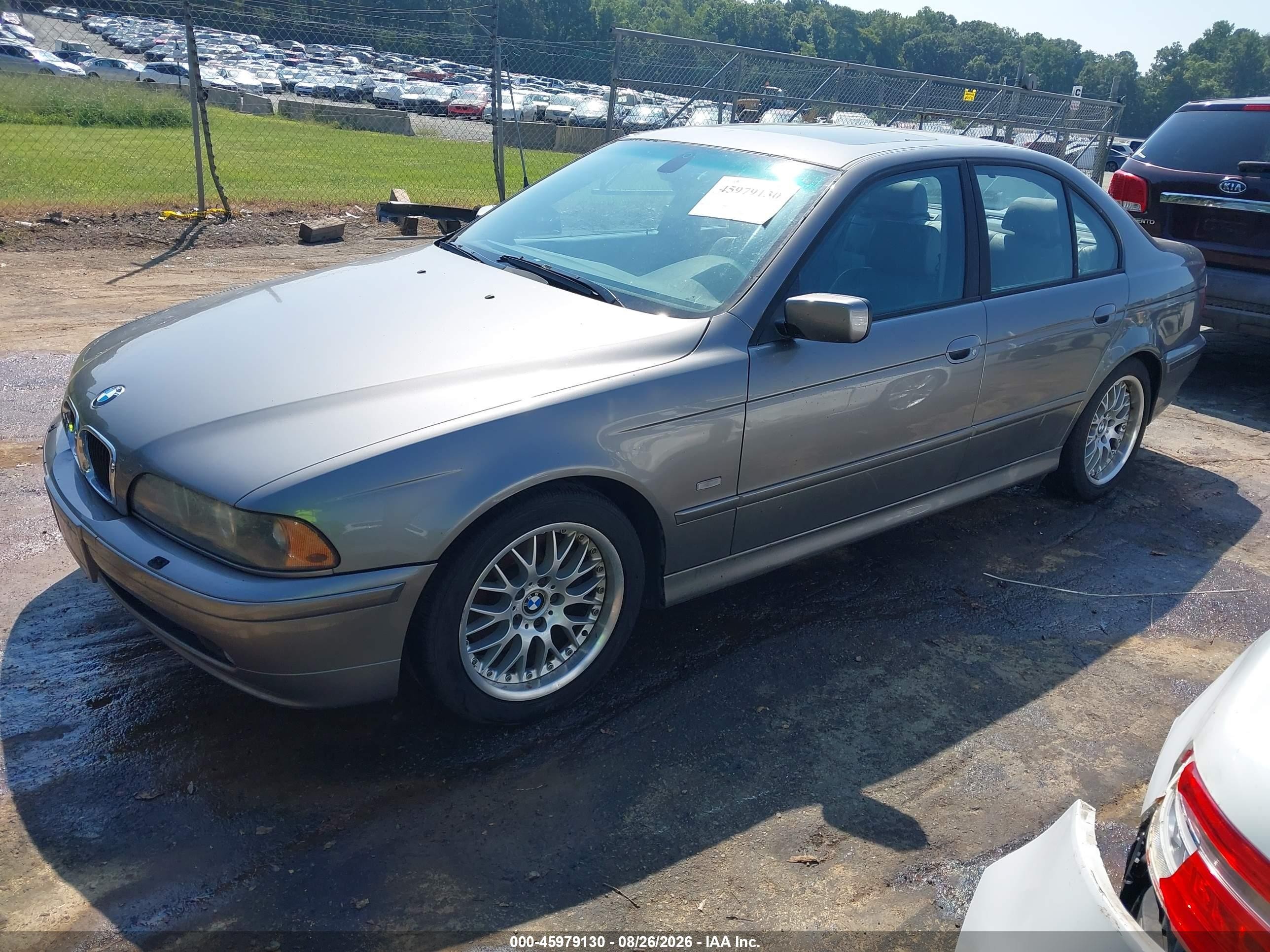 2003 Bmw 530ia   Gray vin: WBADT63483CK32646