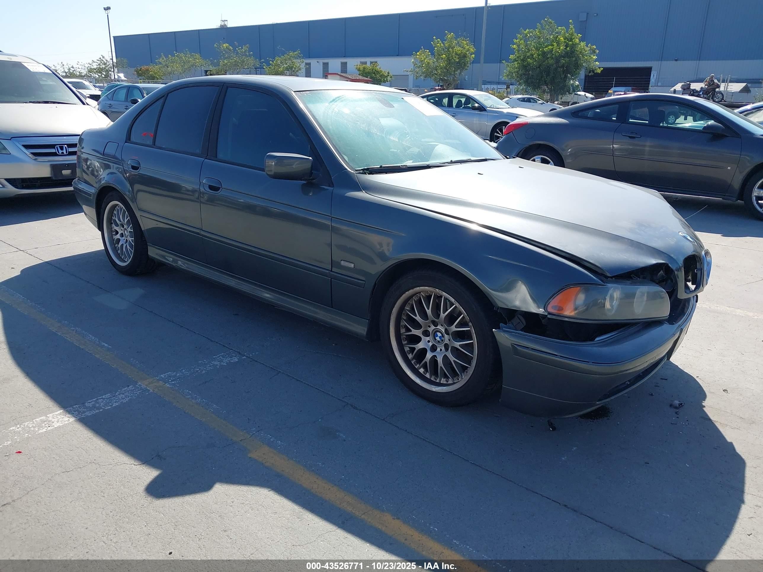 2003 Bmw 530ia   Gray vin: WBADT63483CK38768