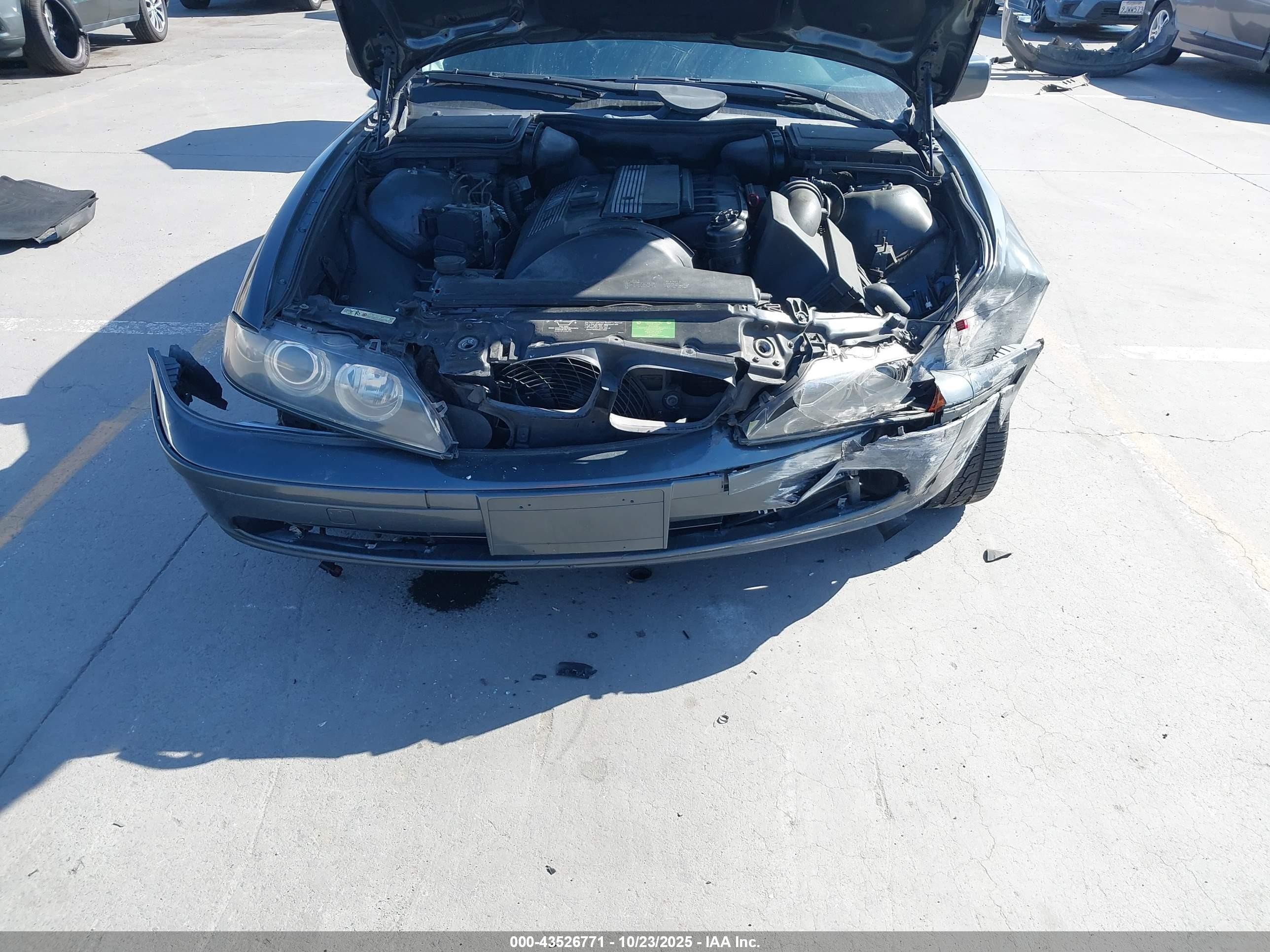 2003 Bmw 530ia   Gray vin: WBADT63483CK38768