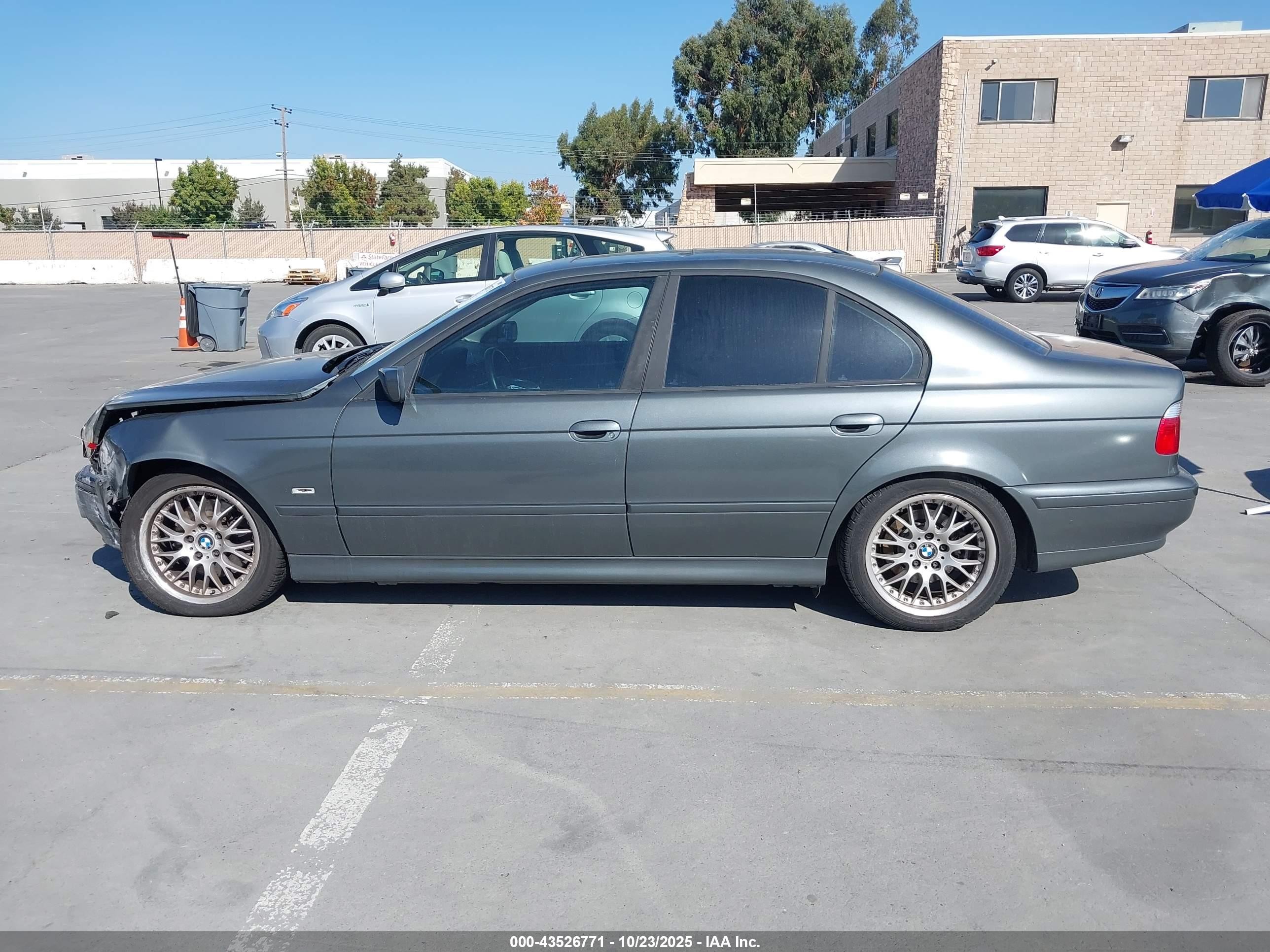 2003 Bmw 530ia   Gray vin: WBADT63483CK38768