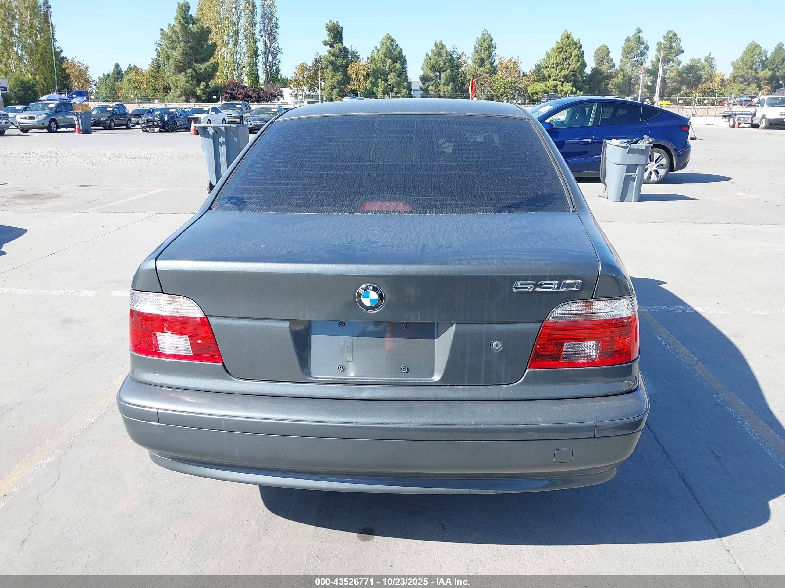 2003 Bmw 530ia   Gray vin: WBADT63483CK38768