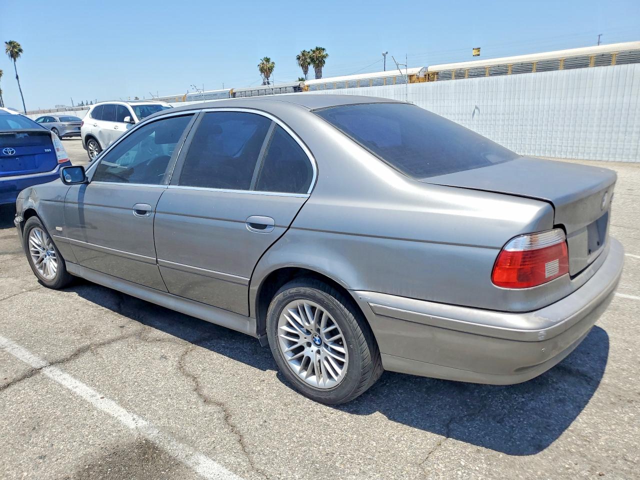 2003 Bmw 530 I Automatic Gray vin: WBADT63483CK38916