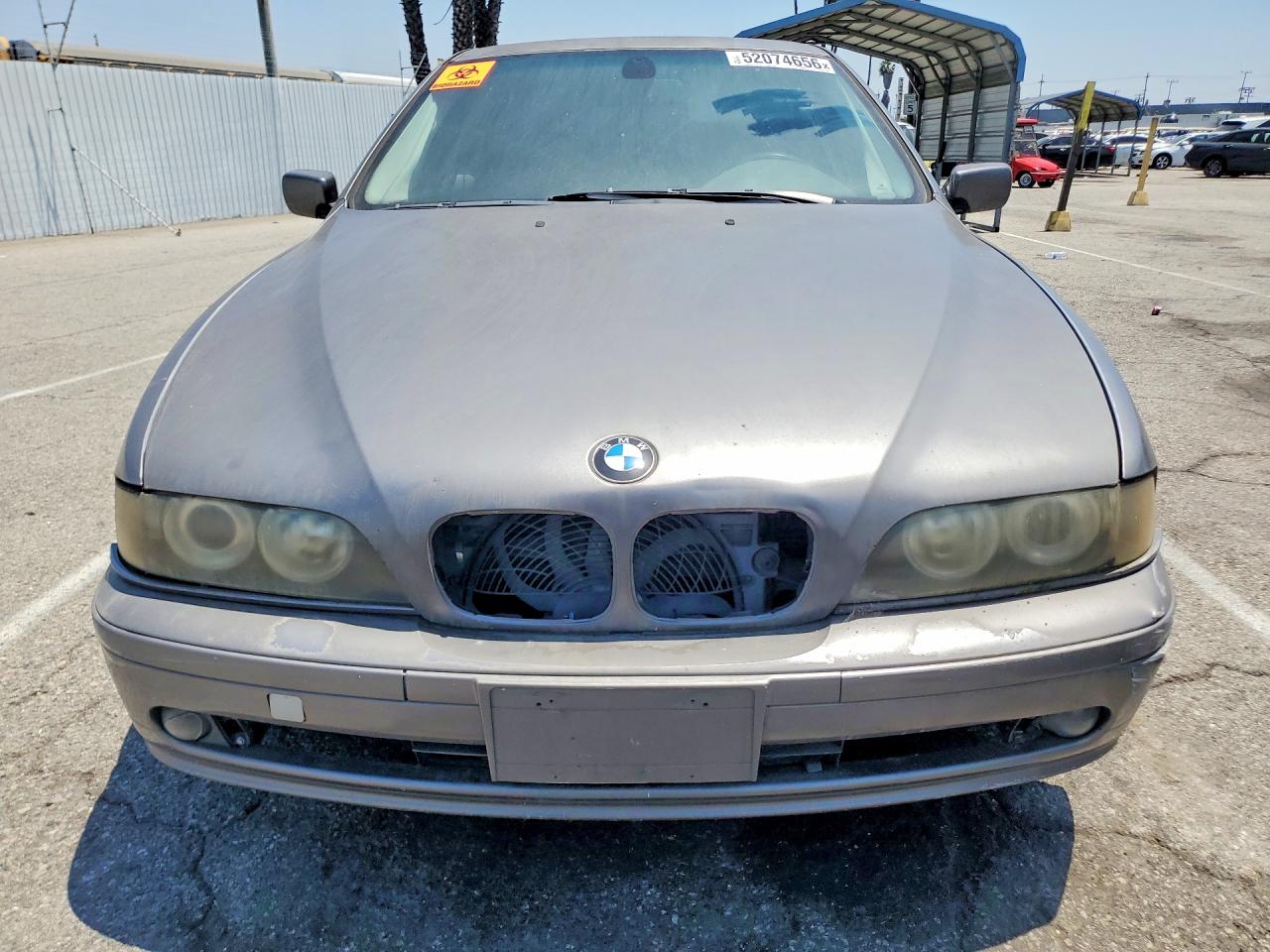 2003 Bmw 530 I Automatic Gray vin: WBADT63483CK38916